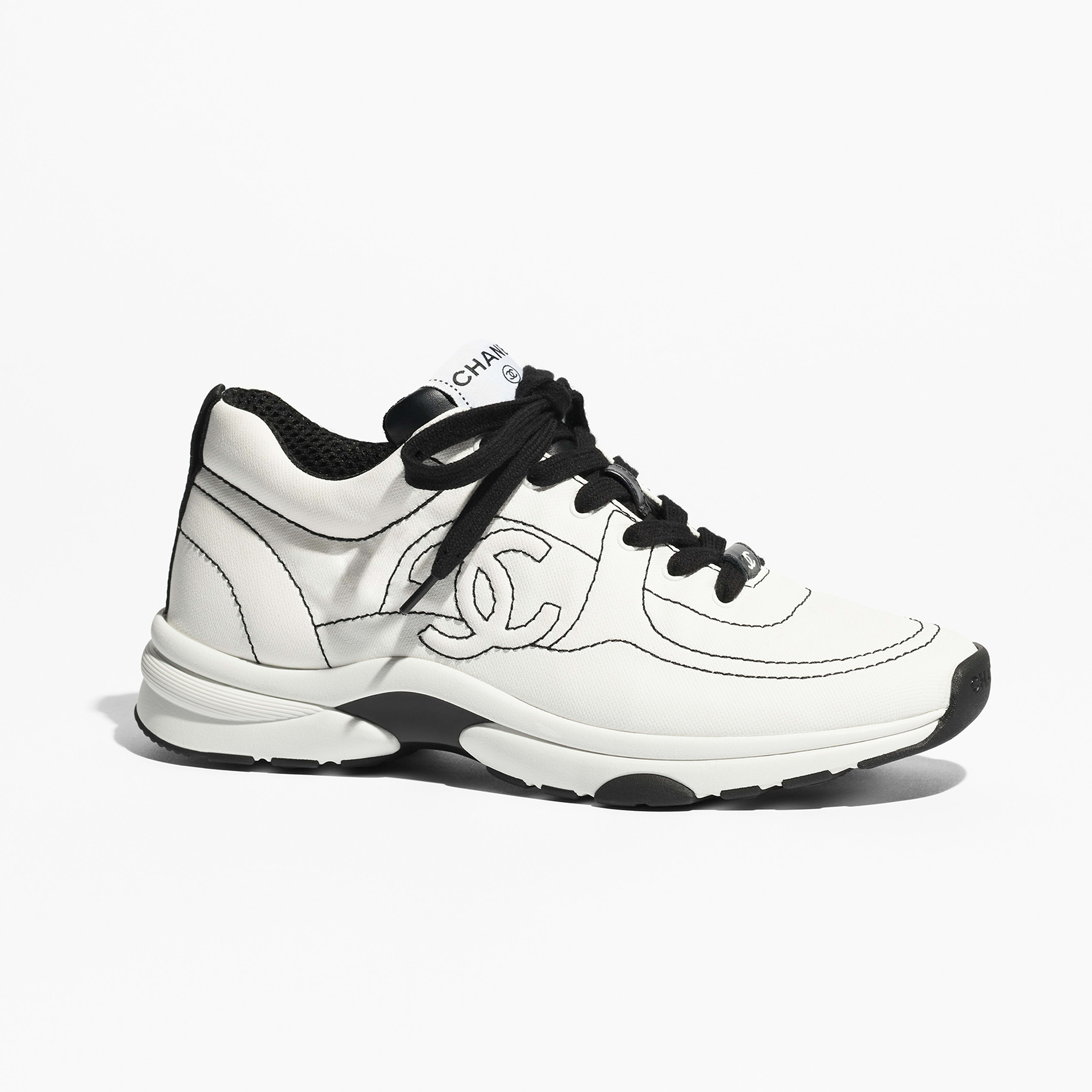 NIGO Chanel Women's Embroidered Line Solid Colour Low Top Lace Up Sneakers Shoes Bag Bags #nigo76648