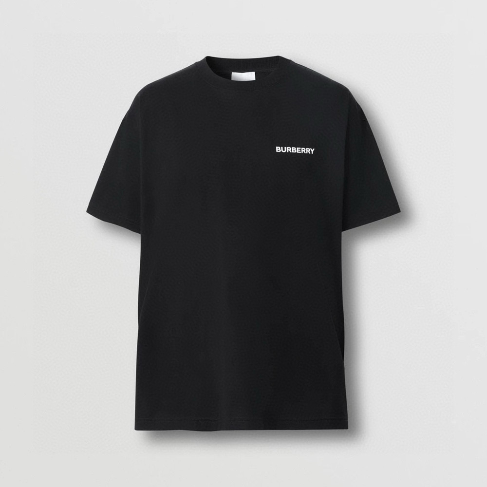 NIGO Burberry Men's Summer Monogram Printed Solid Colour Round Neck Cotton Short Sleeve T-Shirt #nigo76665