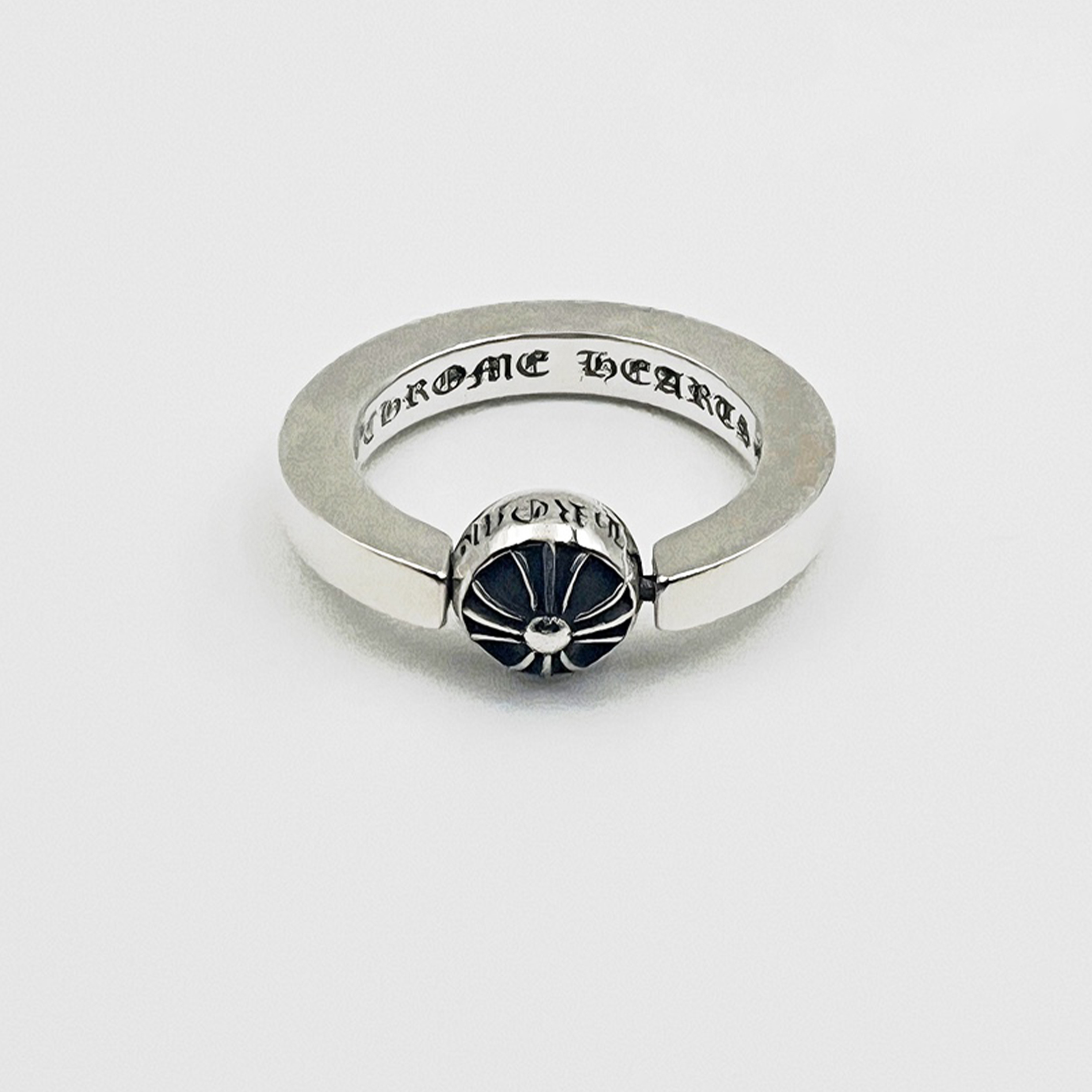 NIGO Chrome Hearts Men's Women's Spinning Cross Spherical Ring Aged Romantic Logo Rings Couples Jewellery Accessories #nigo76651
