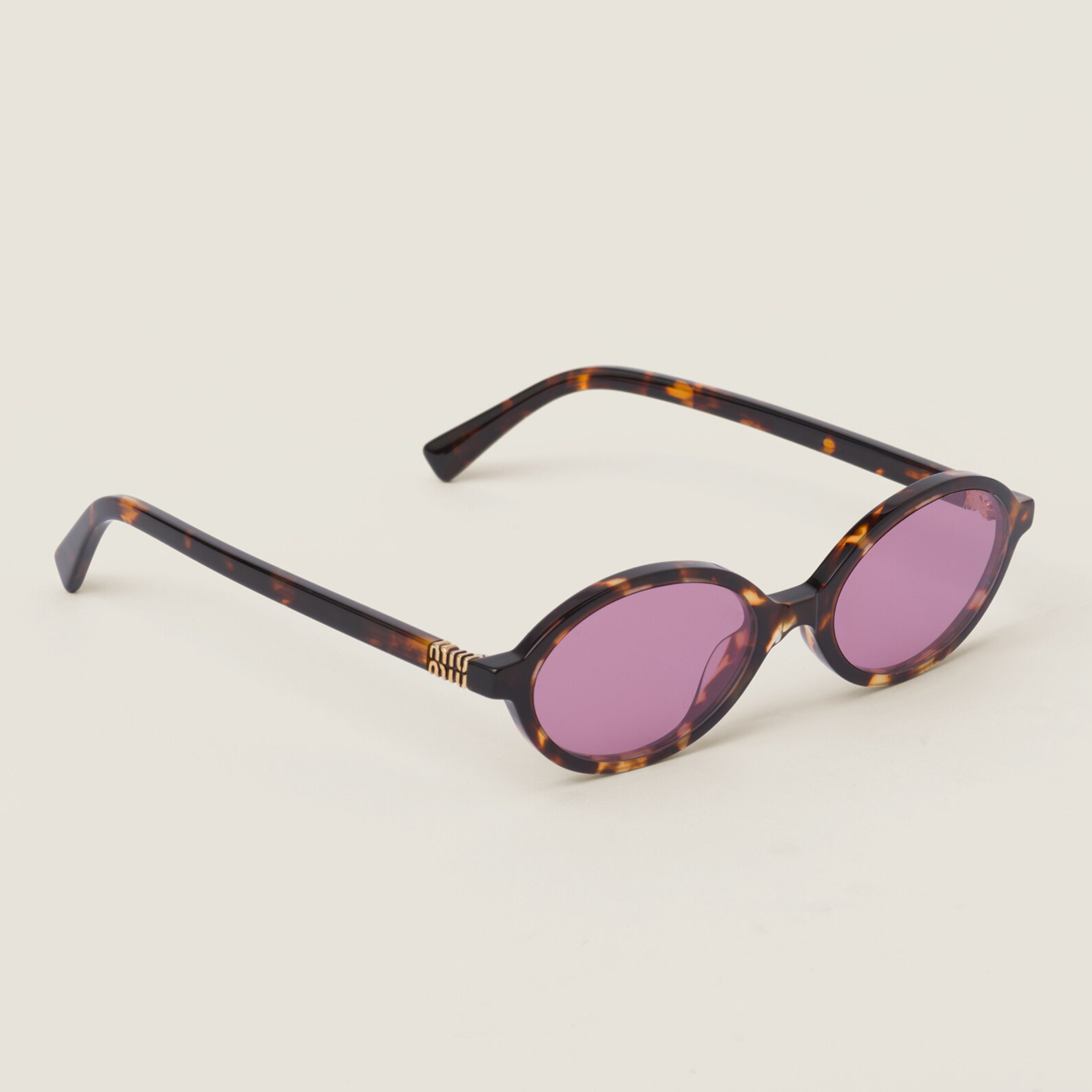 NIGO MiuMiu Miu Regard Men's and Women's Solid Colour Round Sunglasses Flat Sunglasses Glasses #nigo76656