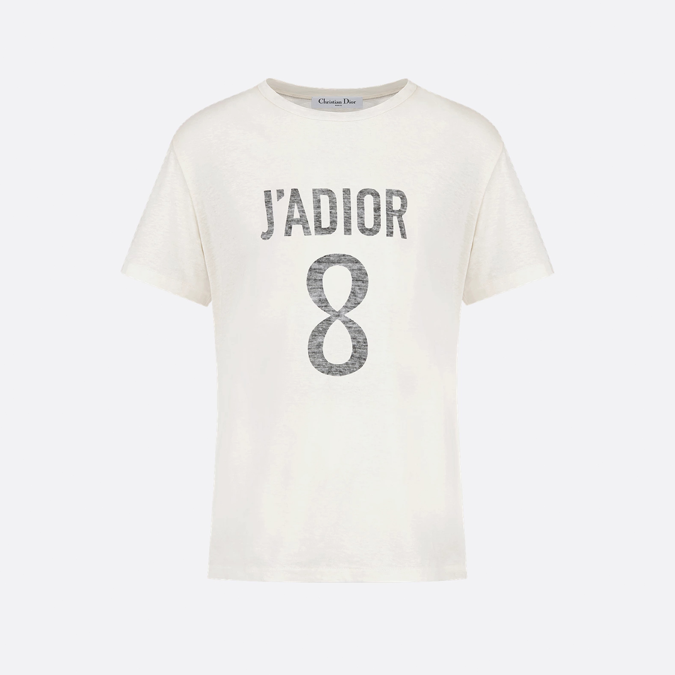 NIGO Dior Women's Spring/summer Black Cotton and Linen Blend Plain Knit Fabric J'Adior 8 Letter Women's Fashion Trend Casual Round Neck Short Sleeve T-shirt Ngvp #nigo1587