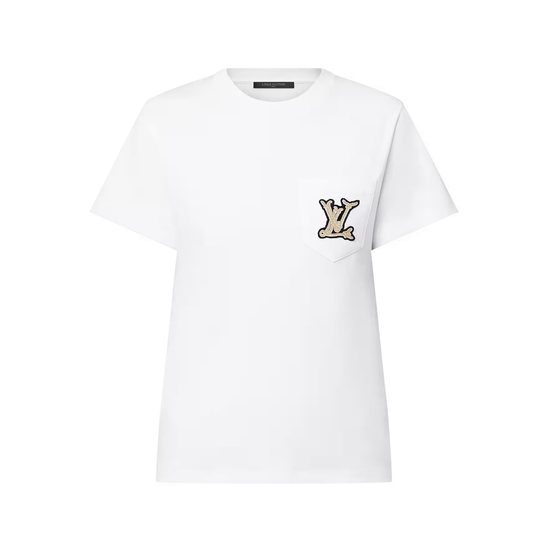 NIGO Louis Vuitton Women‘s Summer Embroidery Logo Print Round Neck Cotton Short Sleeve T-Shirt #nigo76718