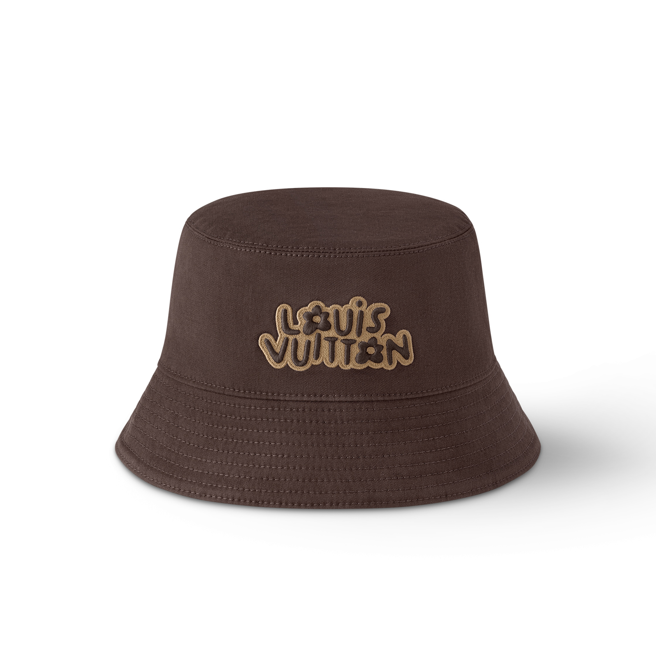 NIGO Louis Vuitton Men's and Women's Solid Colour Embroidered Letter Printed Cowboy Duck Tongue Cap Fisherman's Hat #nigo76721