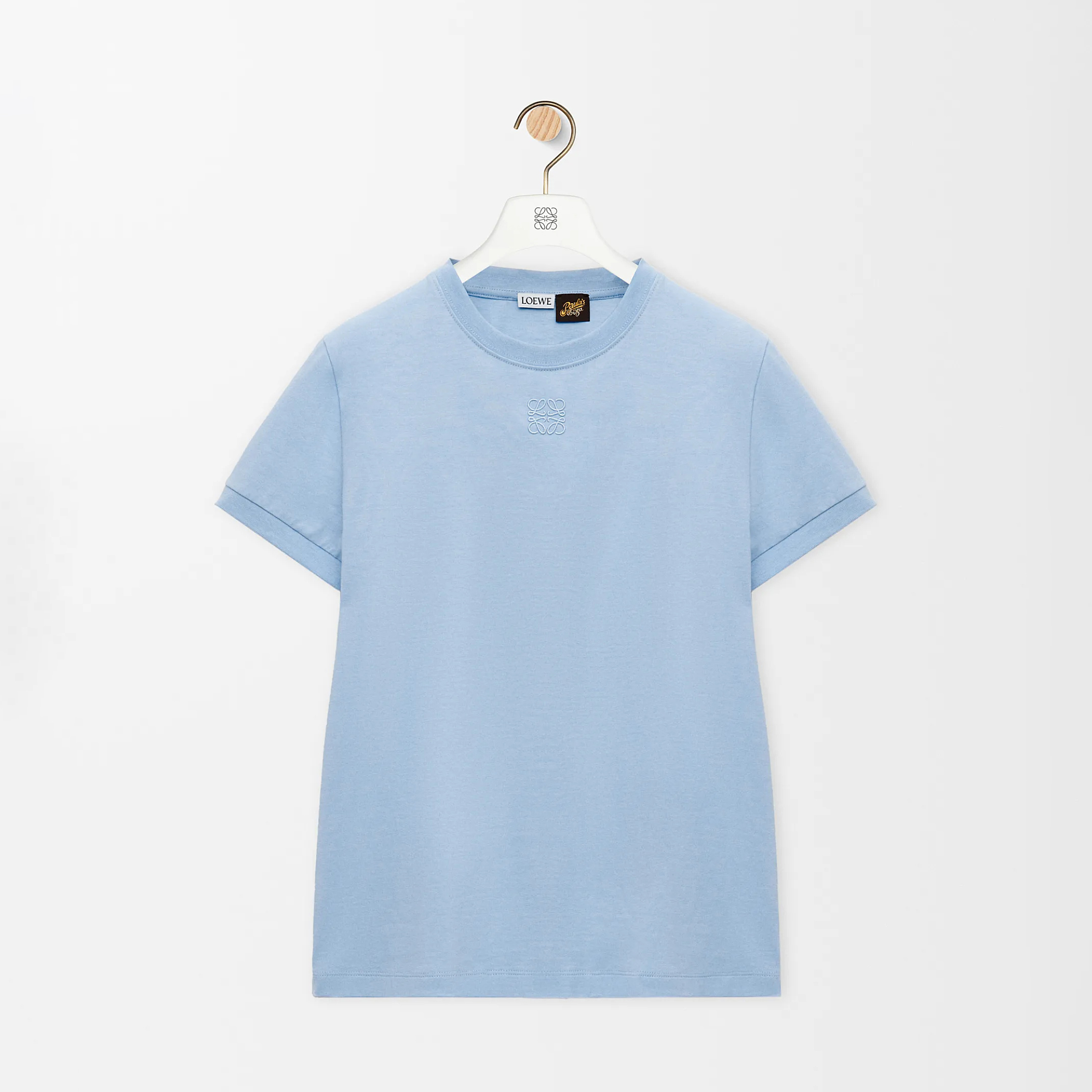 NIGO Loewe Women's Summer Solid Colour Back Hollow Lace Round Neck Short Sleeve Cotton T-Shirt #nigo76716