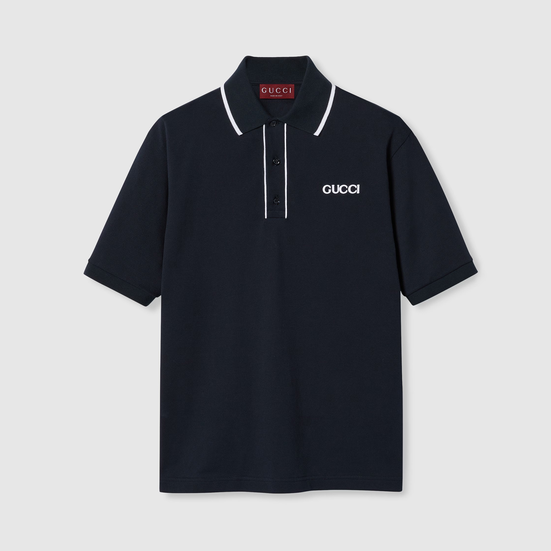 NIGO Gucci Men's Summer Solid Colour Logo Printed Stripe Polo Neck Short Sleeve T-Shirt #nigo76733