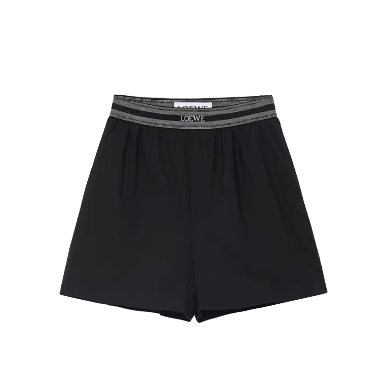 NIGO Loewe Women's Summer Solid Colour Mid Waist Loose Straight Casual Shorts #nigo76759