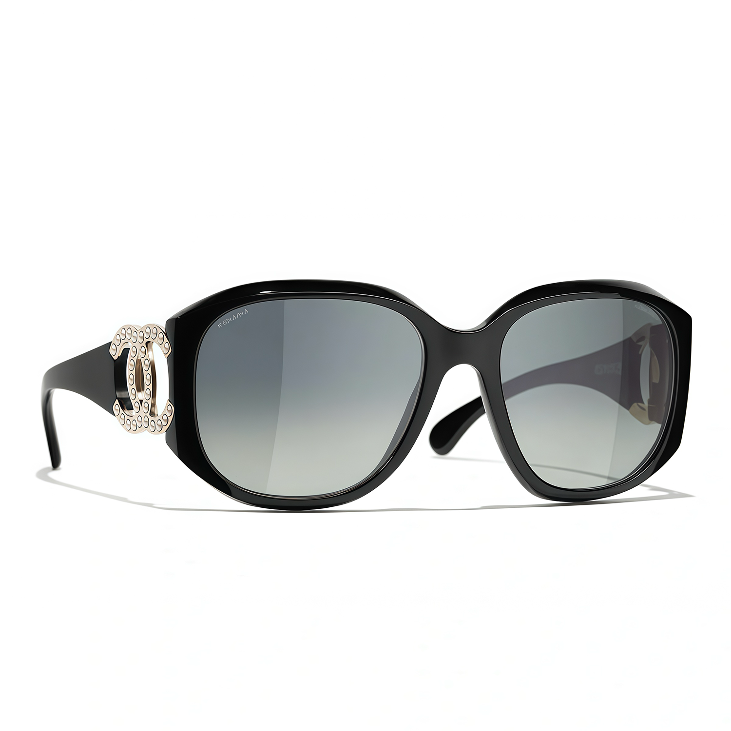 NIGO Chanel Women's Solid Colour Hollow Out Design Legs Irregular Shape Sunglasses Eyeglasses Glasses #nigo76762