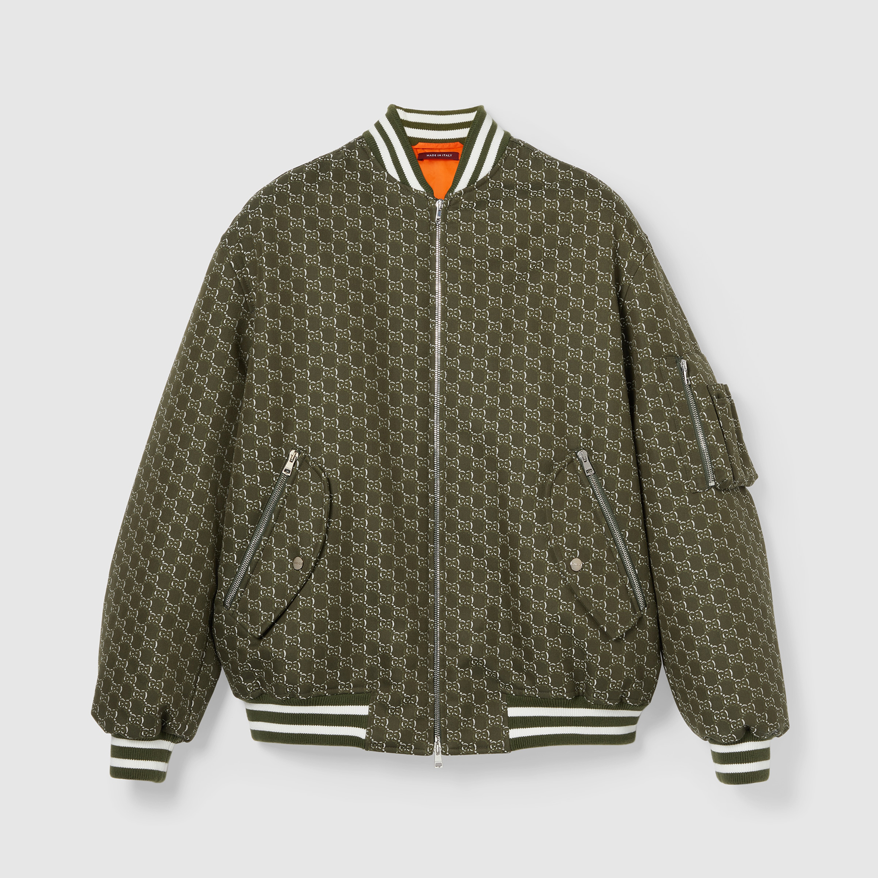 NIGO Gucci Men's Spring Autumn Solid Colour Letter Printed Zipper Long Sleeve Jacket #nigo76777