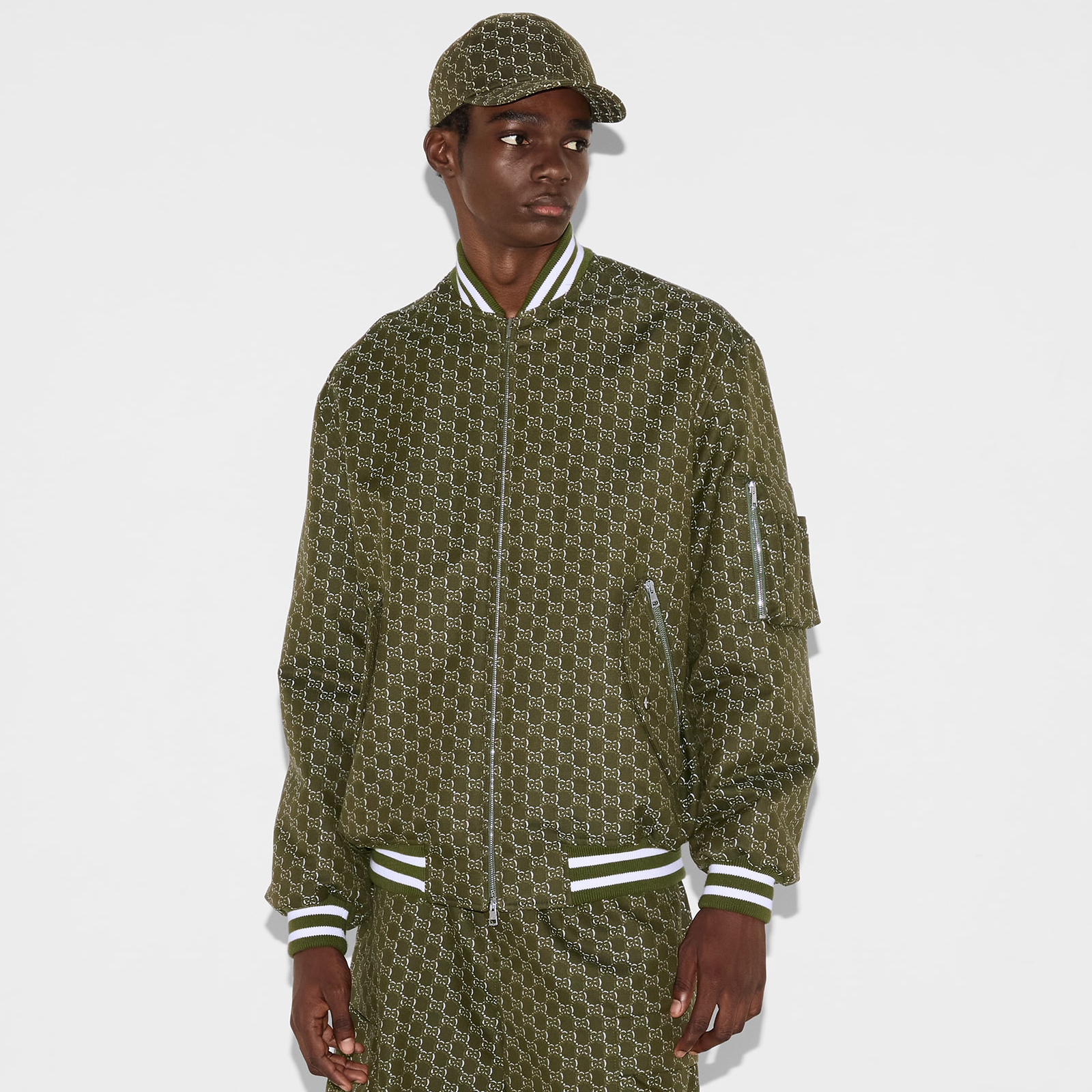 NIGO Gucci Men's Spring Autumn Solid Colour Letter Printed Zipper Long Sleeve Jacket #nigo76777
