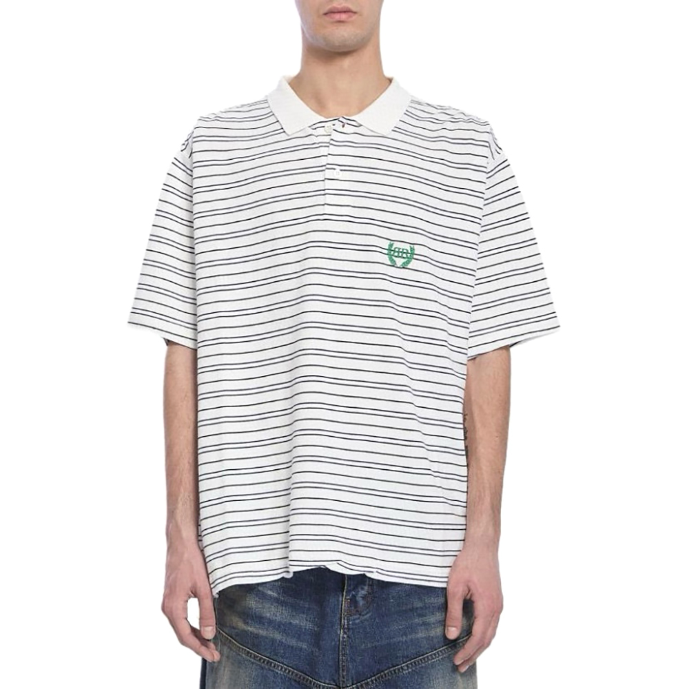 NIGO Balenciaga Men's Summer Solid Colour Stripe Printed Embroidery Pattern Printed Polo Neck Short Sleeve T-Shirt #nigo76767