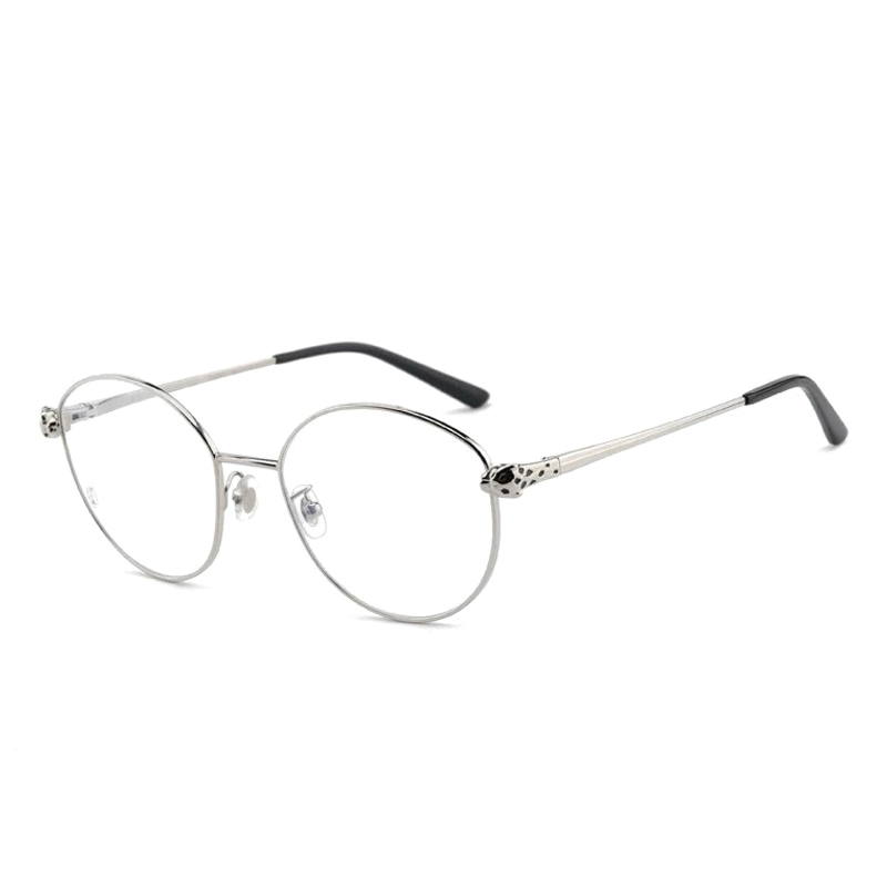 NIGO Cartier Panthère de Men's And Women's Classic Cheetah Decorative Temples Alloy Irregular Shape Optical Glasses #nigo76774