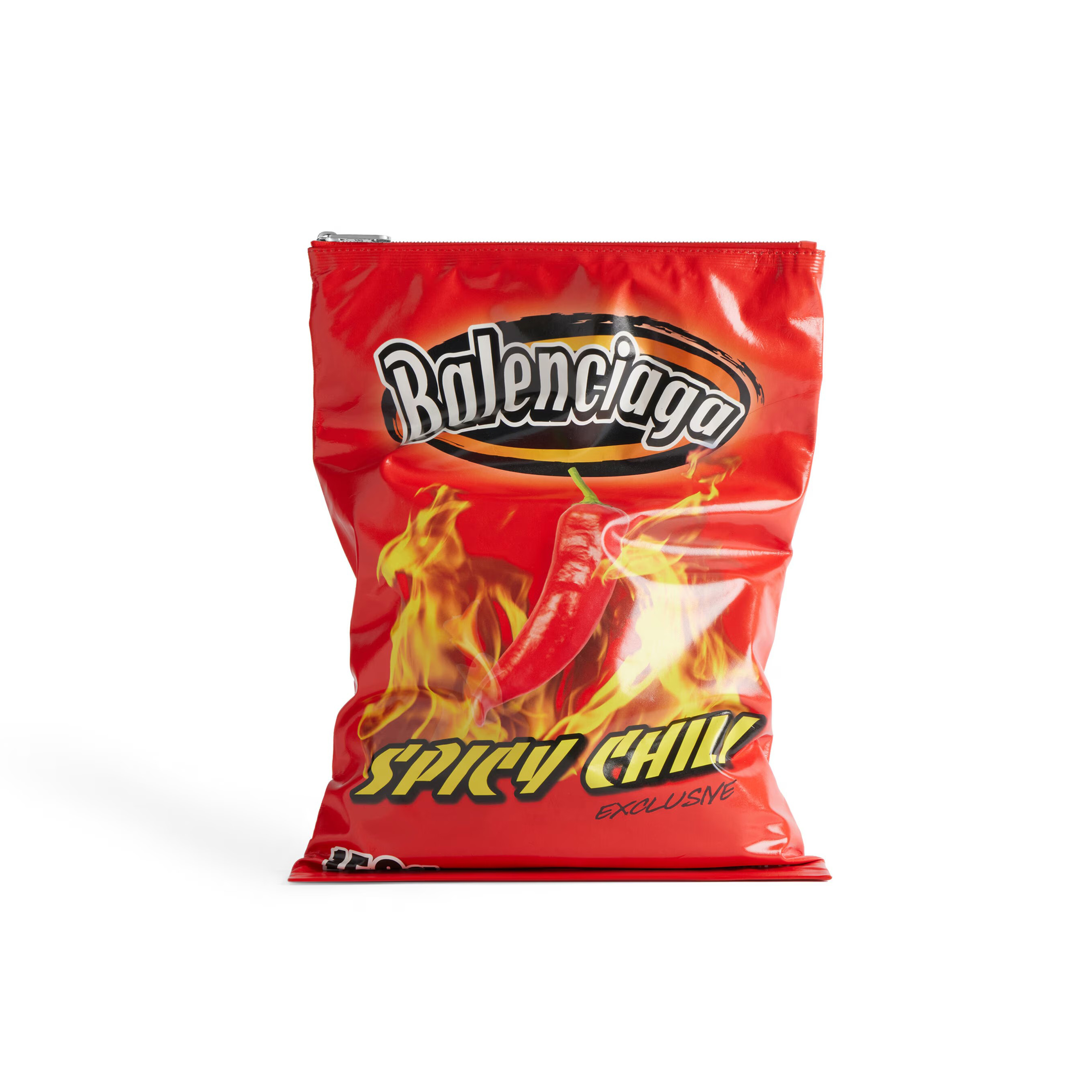 NIGO Chips Balenciaga Solid Colour Cowhide Chips Zip Clutch Bag Bags #nigo76784