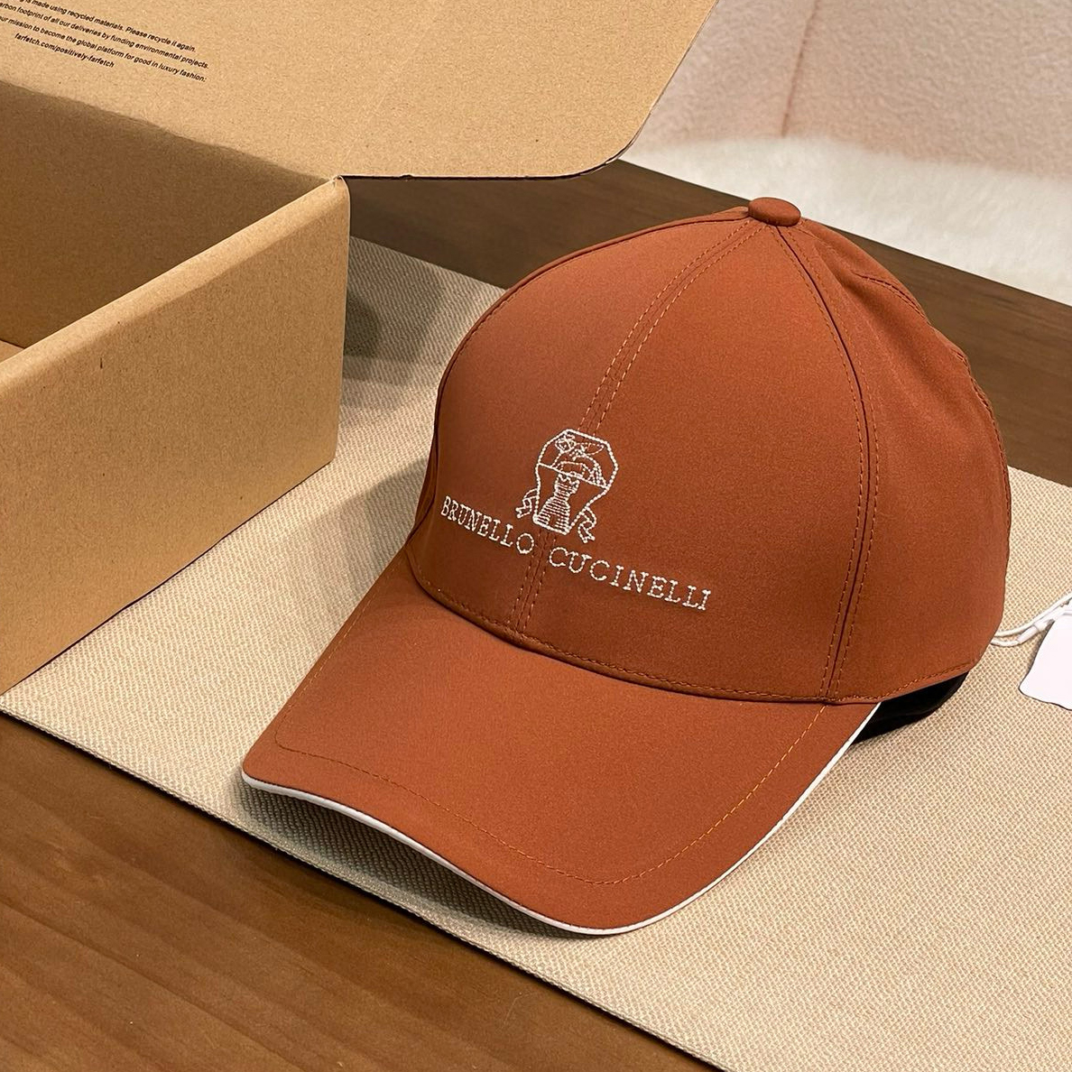 NIGO Brunello Cucinelli Men's Embroidered Logo Solid Colour Cotton Baseball Cap Hat (contact Customer Service For Colour Selection) #nigo76787