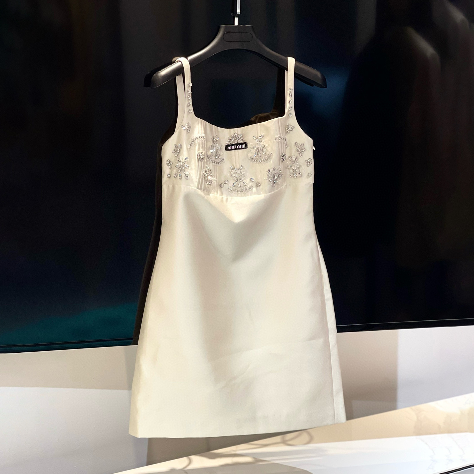 NIGO MiuMiu Women's Summer Beaded Rhinestone Embellished Halter Dresses #nigo76793