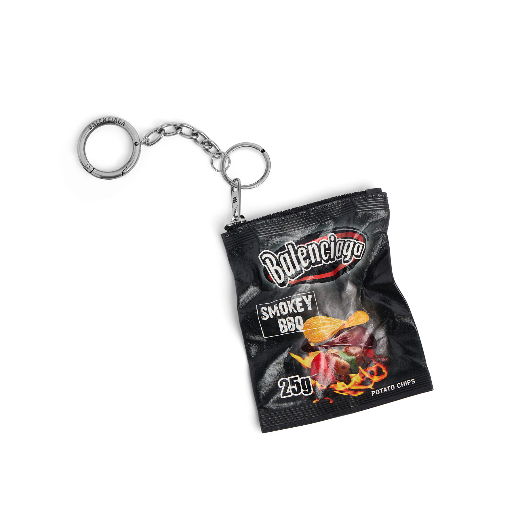 NIGO Chips Balenciaga Solid Leather Keychain Chips Zip Coin Purse Bag Bags #nigo76783