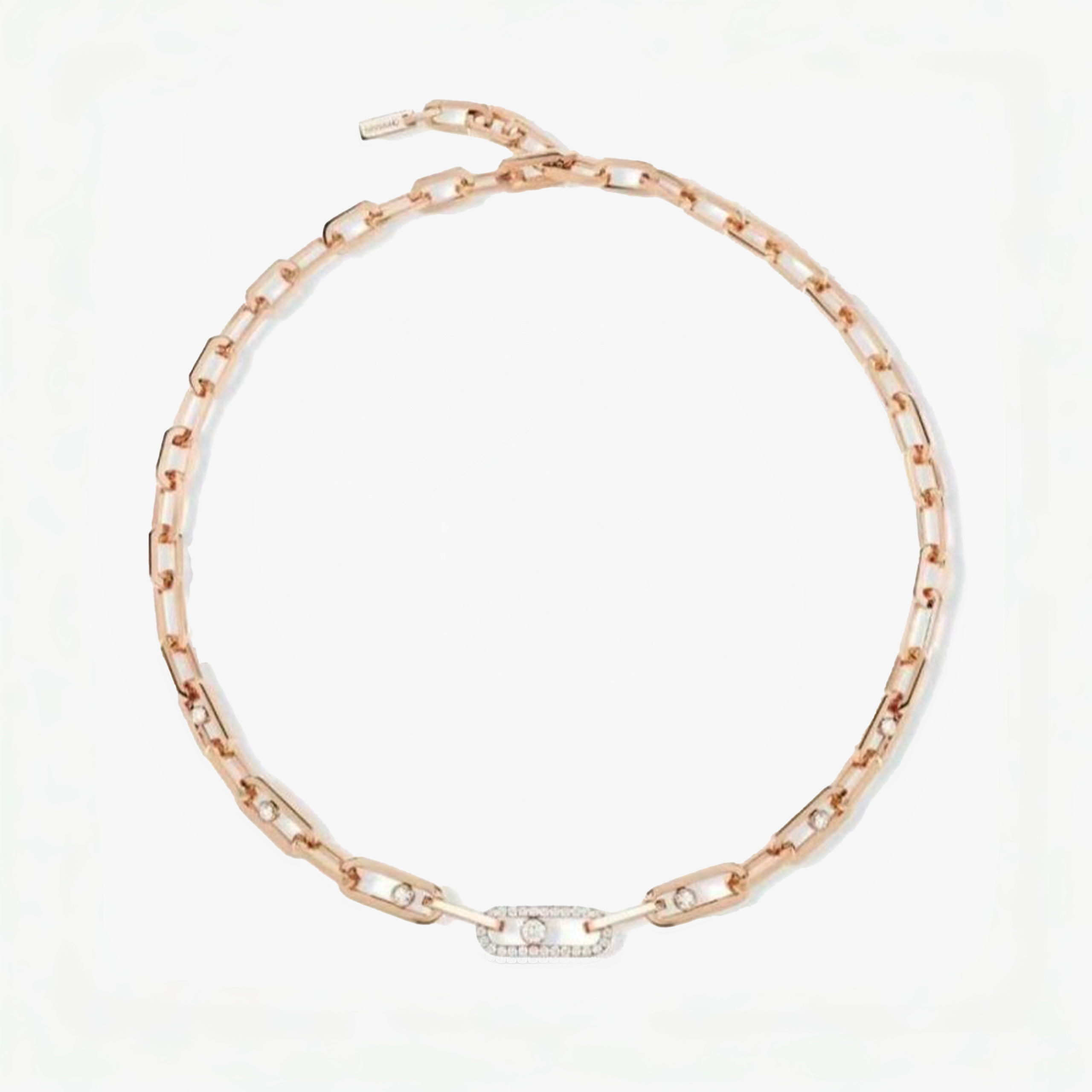 NIGO Messika Move Link Chain Necklace Adjustable Luxury Diamond Temperament Elegant Accessories Length 45cm Jewelry Ngvp #nigo1618