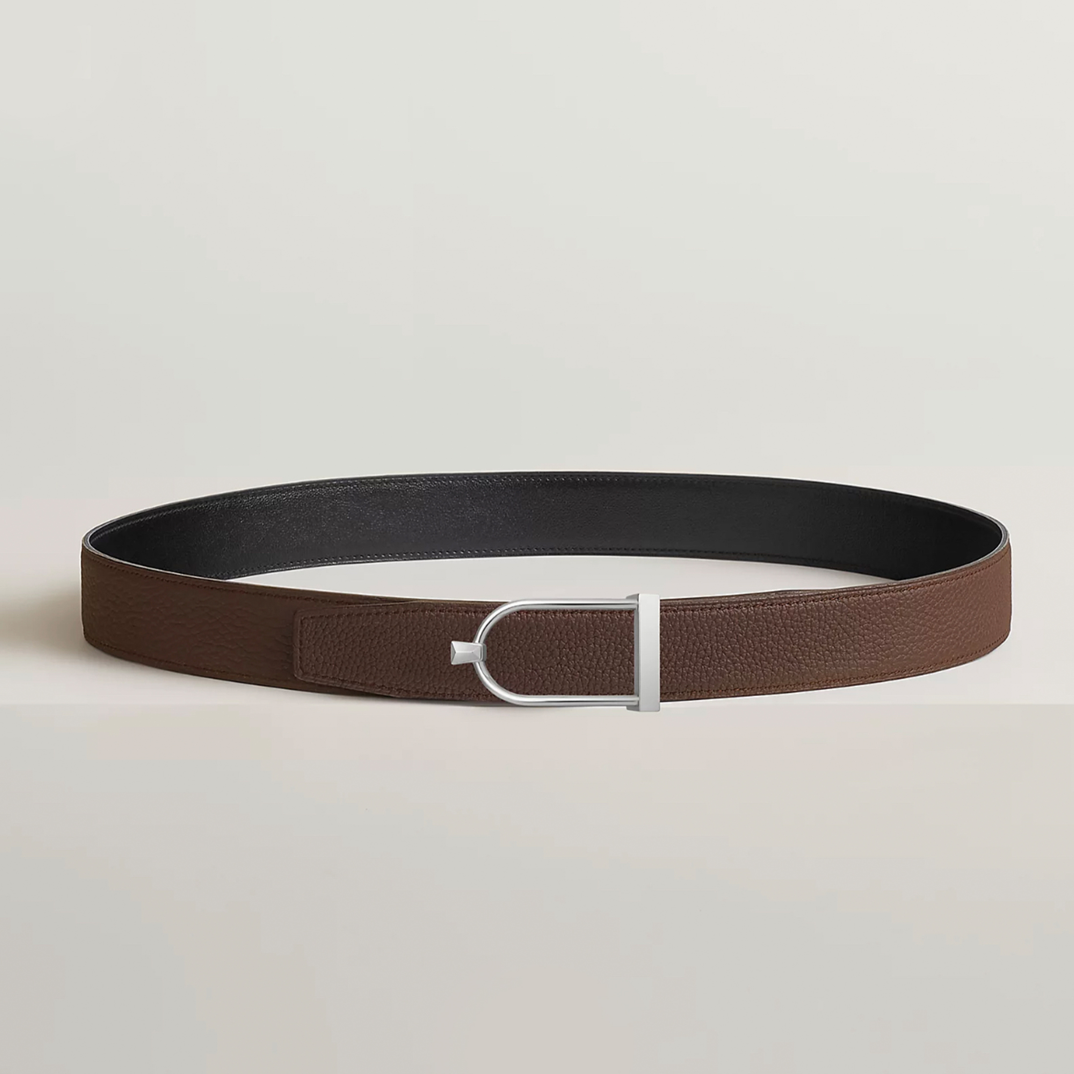 NIGO Hermes Men's Women's Leather Belt Buckle Double Sided Cowhide Silver Gold Buckle Fashion Belt Accessories Width 32MM Ngvp #nigo1622