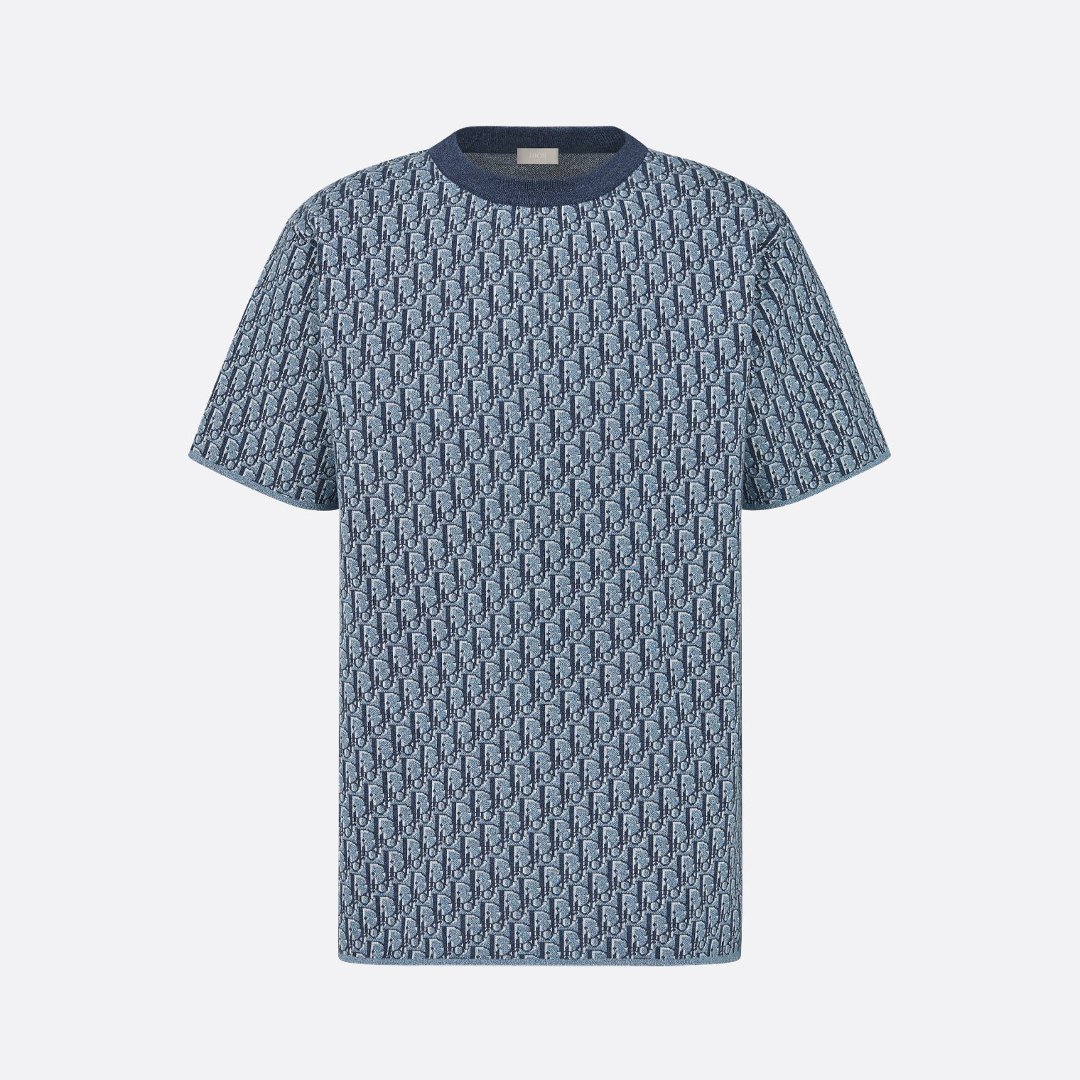 NIGO Dior Men's Summer Solid Colour Letter Jacquard Round Neck Cotton Short Sleeve T-Shirt #nigo76818