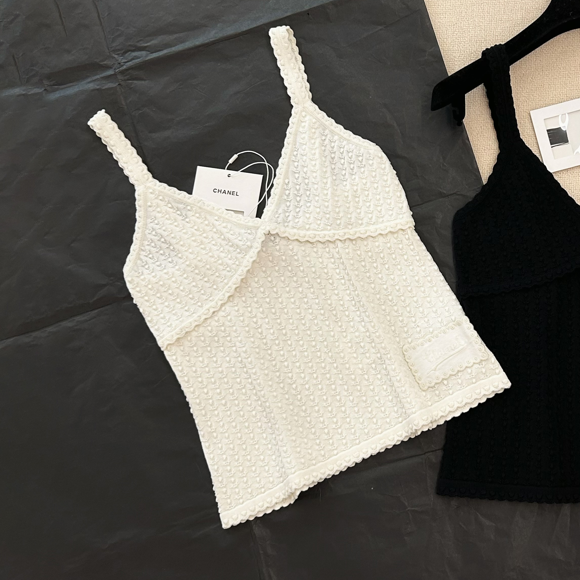 NIGO Chanel Women's Summer Knitted Solid Colour Camisole Vest Sexy Temperament Jumper Simple Versatile Tops T-shirt Ngvp #nigo1625