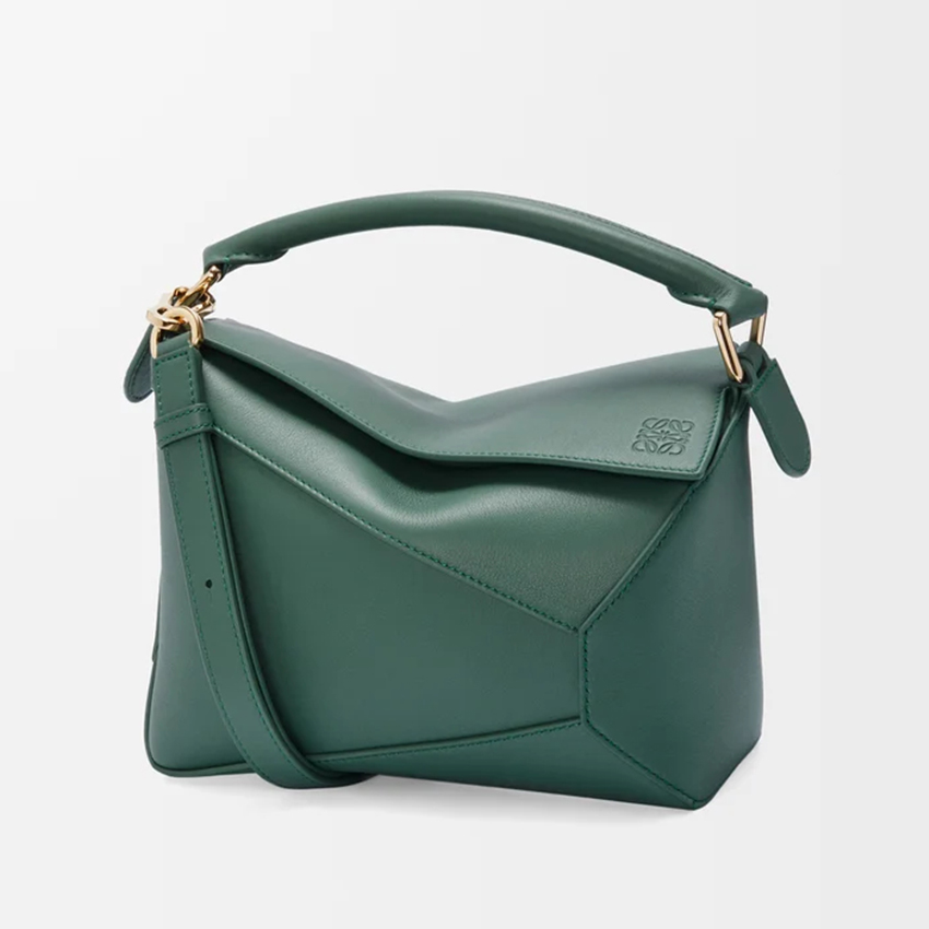 NIGO Loewe  Women's Detachable Shoulder Strap Logo Solid Color Small Cowhide Puzzle Handbags Casual Slanting Tote Handbag Bag Bags 0011189438 #nigo76828