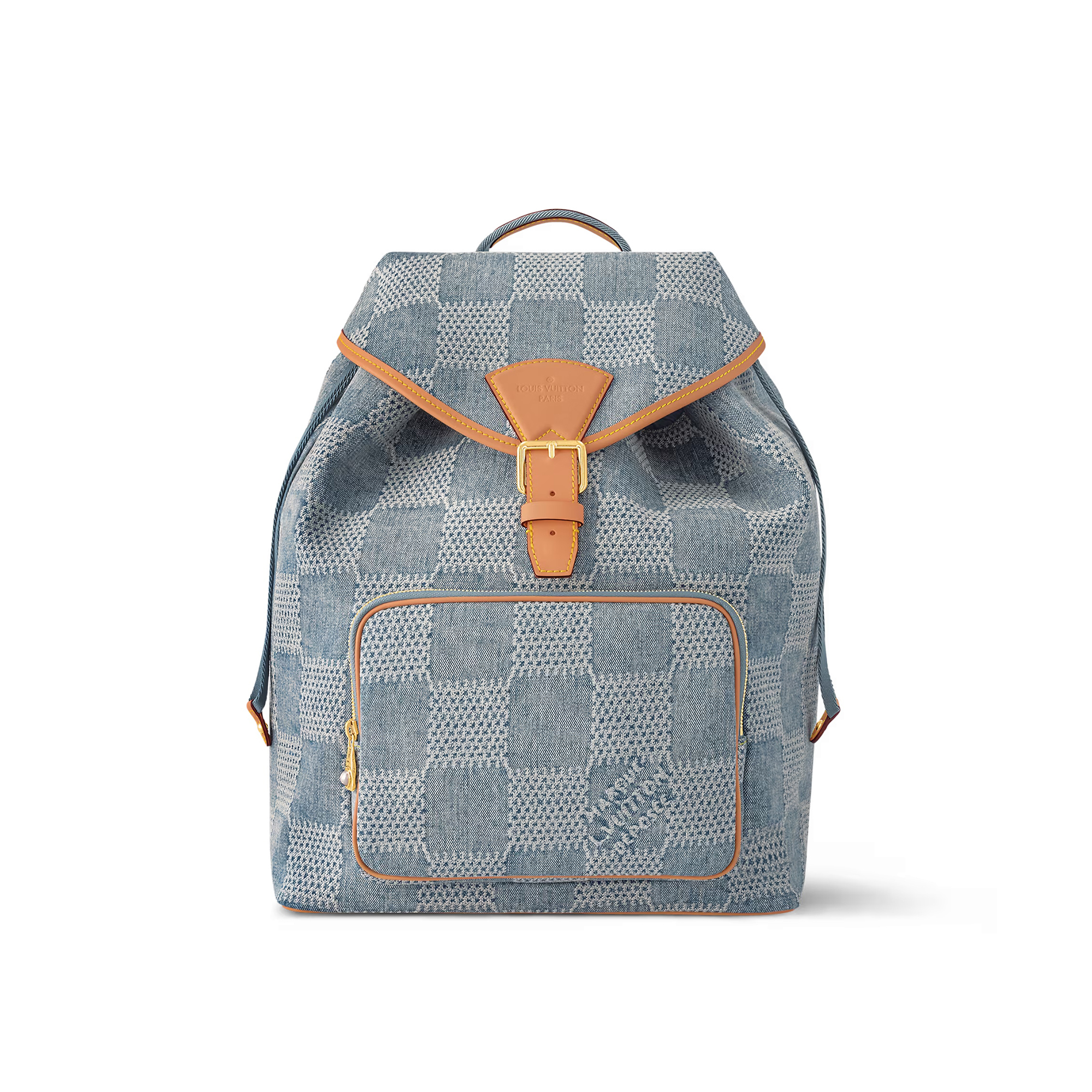 NIGO Louis Vuitton MONTSOURIS Men's Solid Colour Tessellated Printed Denim Shoulder Bag Backpacks Bags #nigo76846