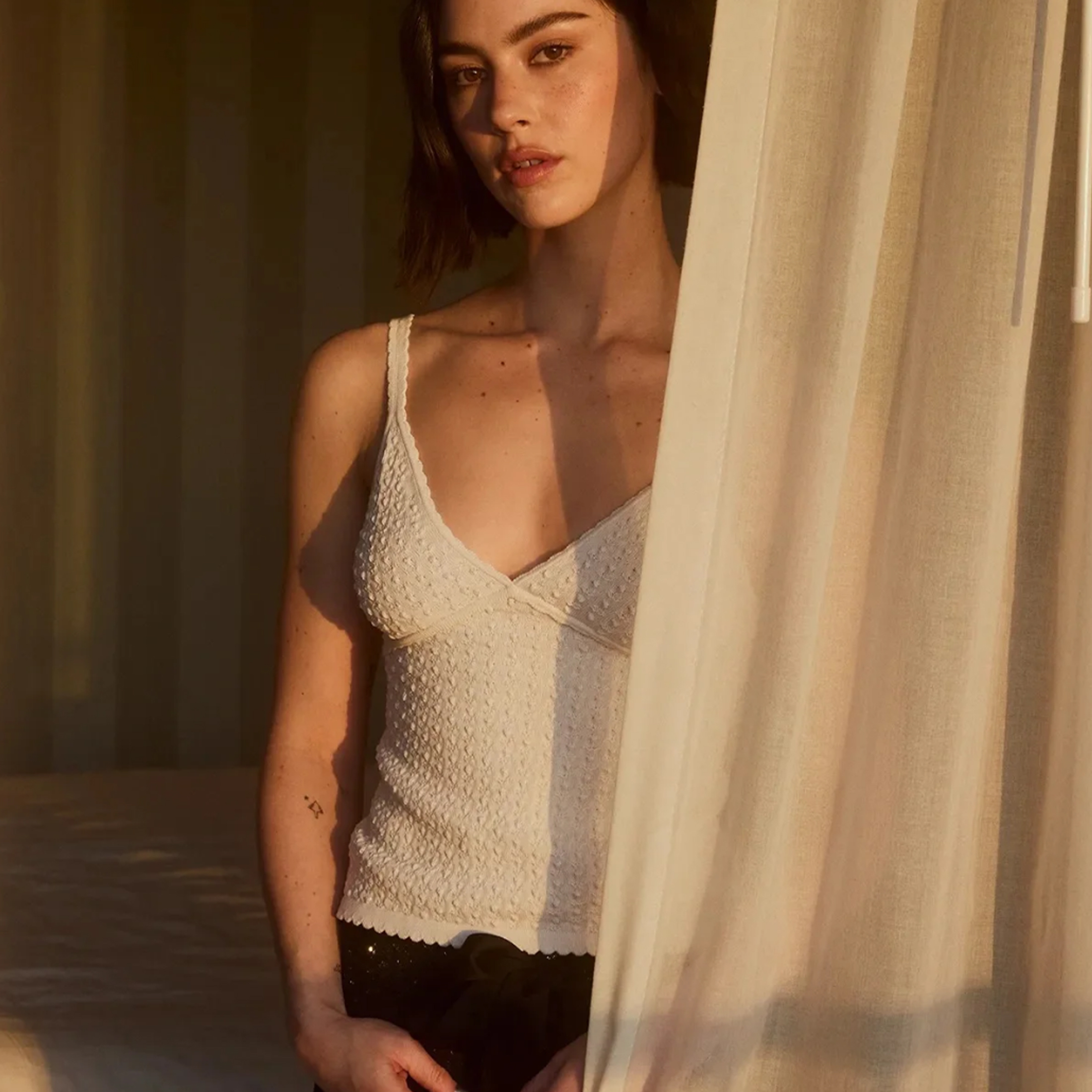 NIGO Chanel Women's Summer Knitted Solid Colour Camisole Vest Sexy Temperament Jumper Simple Versatile Tops T-shirt Ngvp #nigo1625