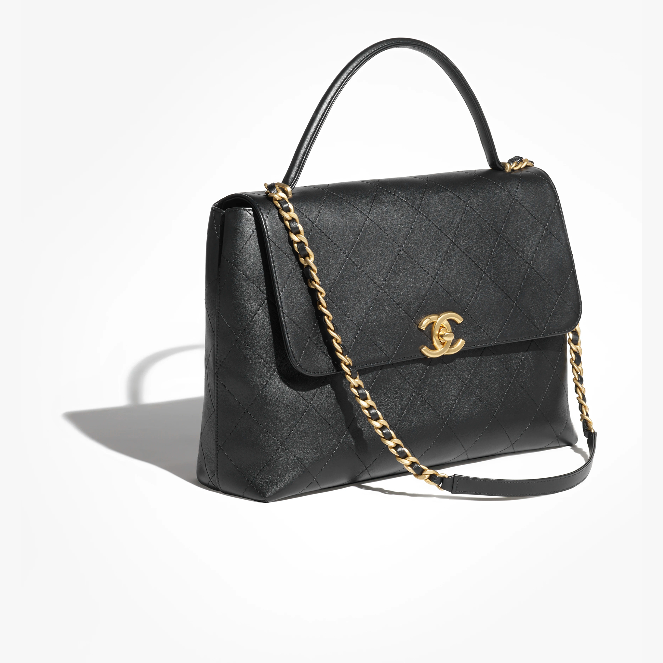 NIGO Chanel Spring And Summer Maxi Mouth Cover Bag With Handle Women's Temperament Fashion Luxury Gold Buckle Flap Bag Chain Clutch Bags  AS5543-B20111-94305 #nigo76836