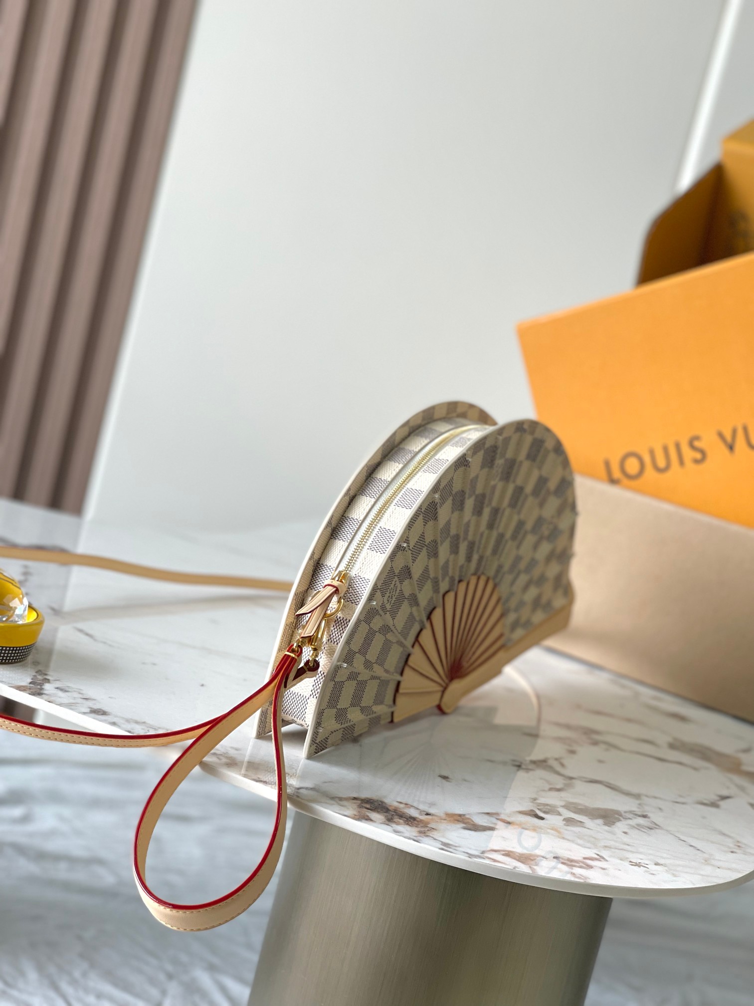 NIGO Louis Vuitton Lv Fan Handbag Canvas Men's Women's Summer Trendy Temperament Clutch  Bag Bags #nigo76856