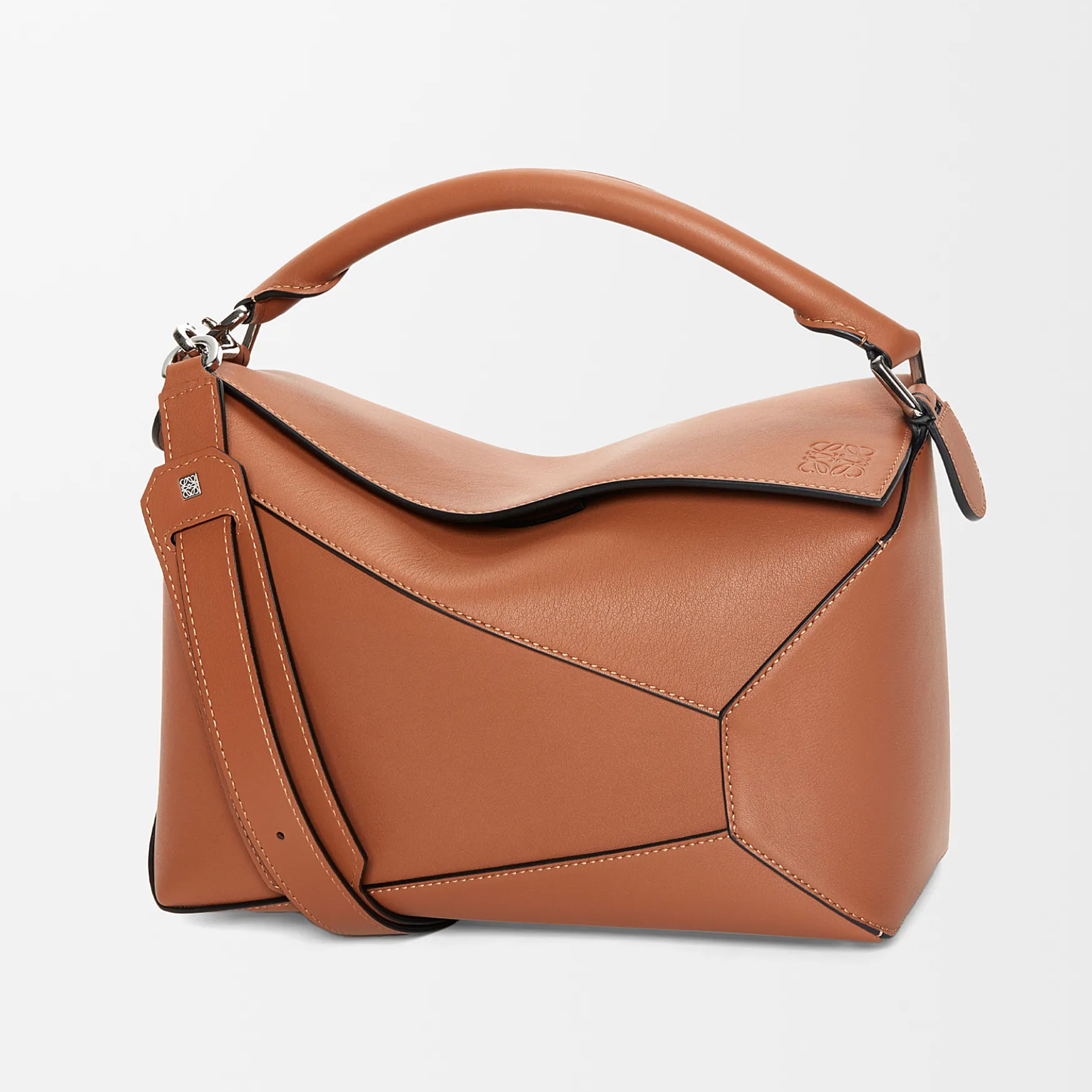 NIGO Loewe Women's Medium Grained Cowhide Puzzle Handbag Solid Color Patchwork Crossbody Bags Bag 0010896454 #nigo76833