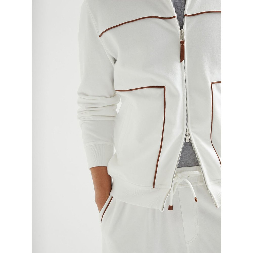 NIGO Brunello Cucinelli Men's Spring and Autumn Hooded Long Sleeve Cotton Casual Sports Sweatshirt Zipper Long Sleeve Jacket Ngvp #nigo1766