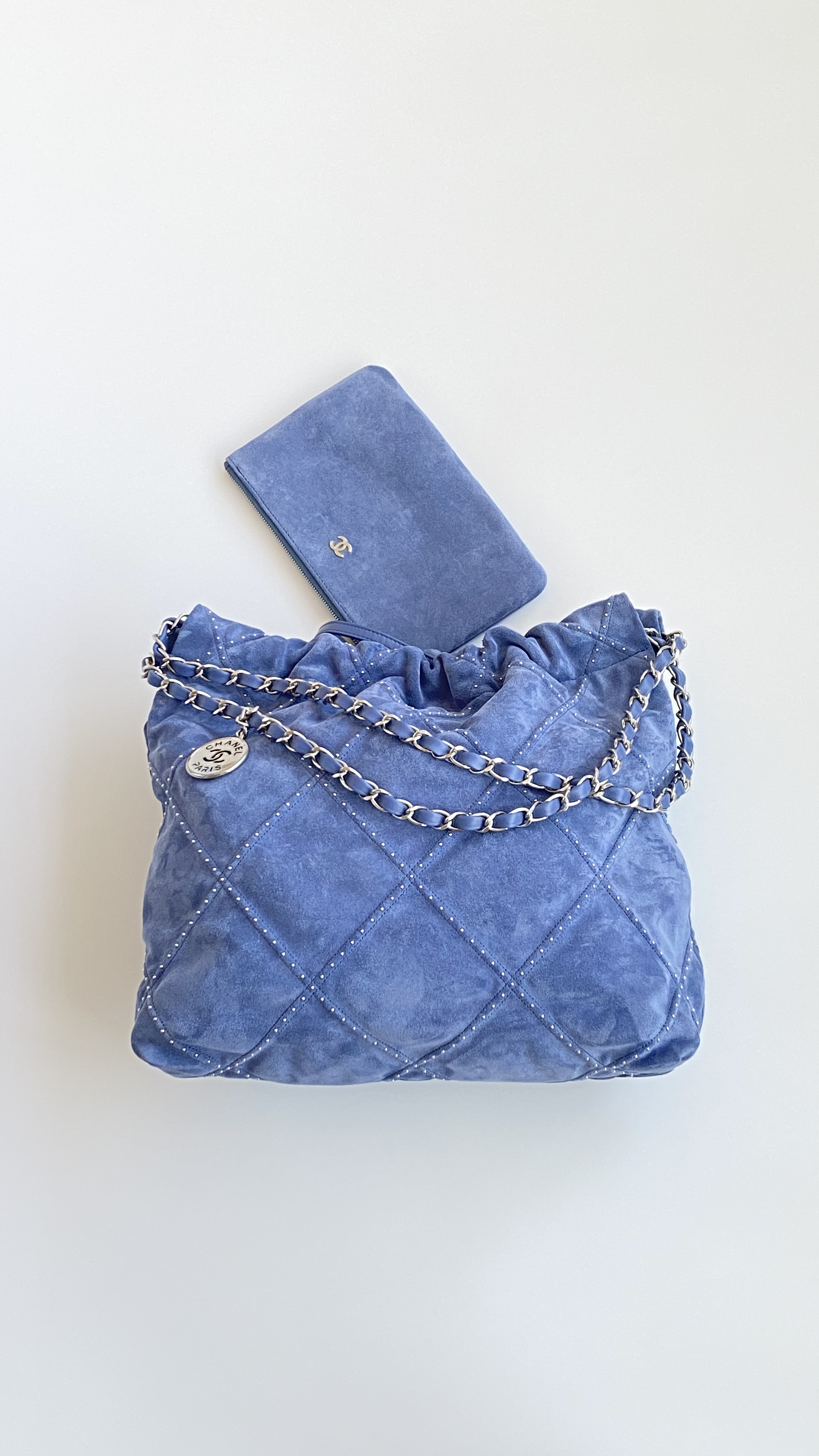 NIGO Chanel Women's Solid Colour Chain Shoulder Strap Denim Shoulder Tote Shopper Bags Bag #nigo76917