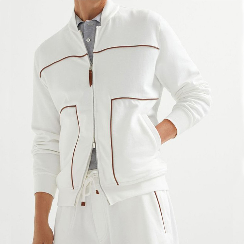 NIGO Brunello Cucinelli Men's Spring and Autumn Hooded Long Sleeve Cotton Casual Sports Sweatshirt Zipper Long Sleeve Jacket Ngvp #nigo1766