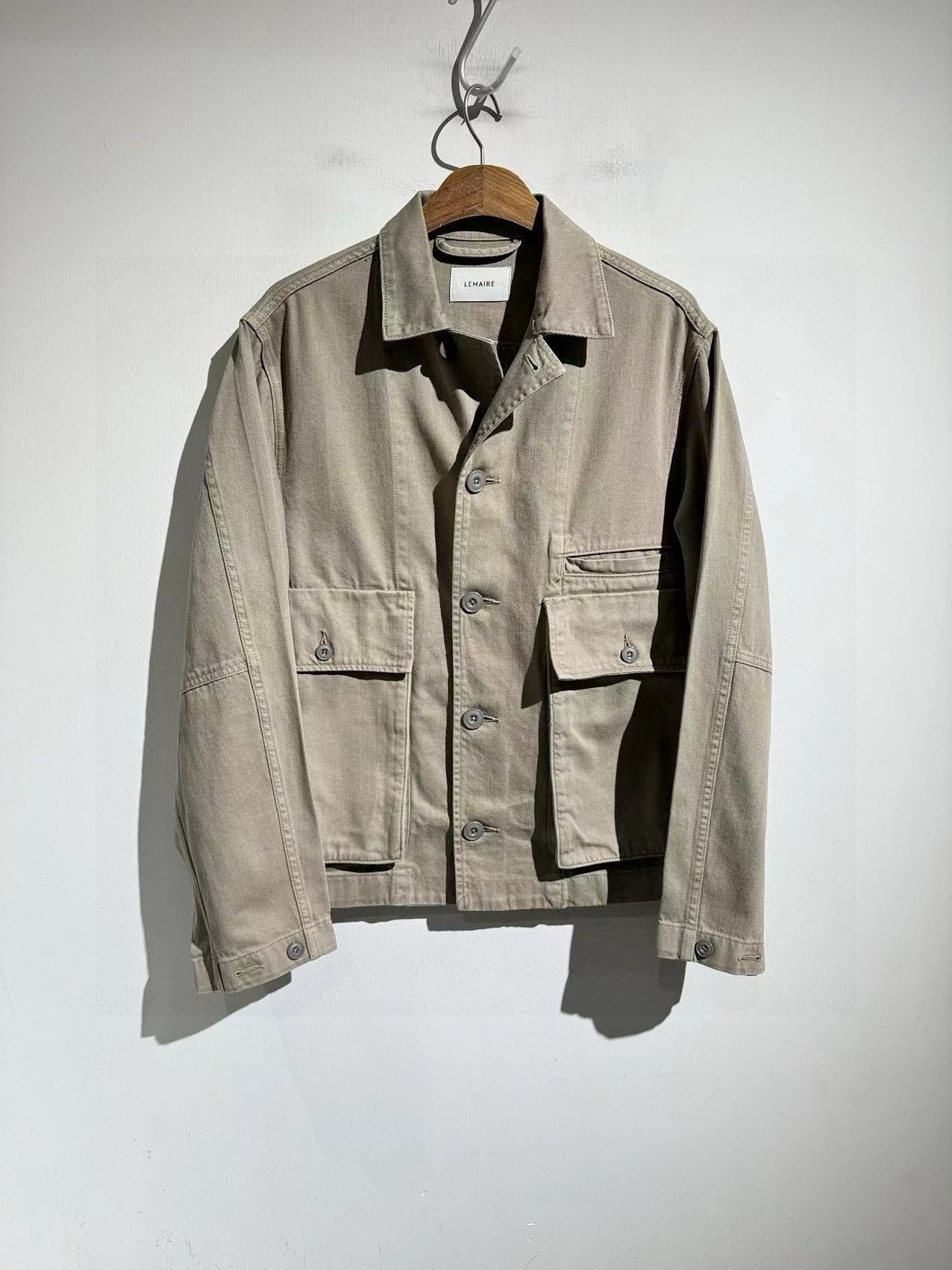 NIGO Lemaire Men's Spring and Autumn Solid Colour Single Breasted Cotton Long Sleeve Jacket #nigo76922
