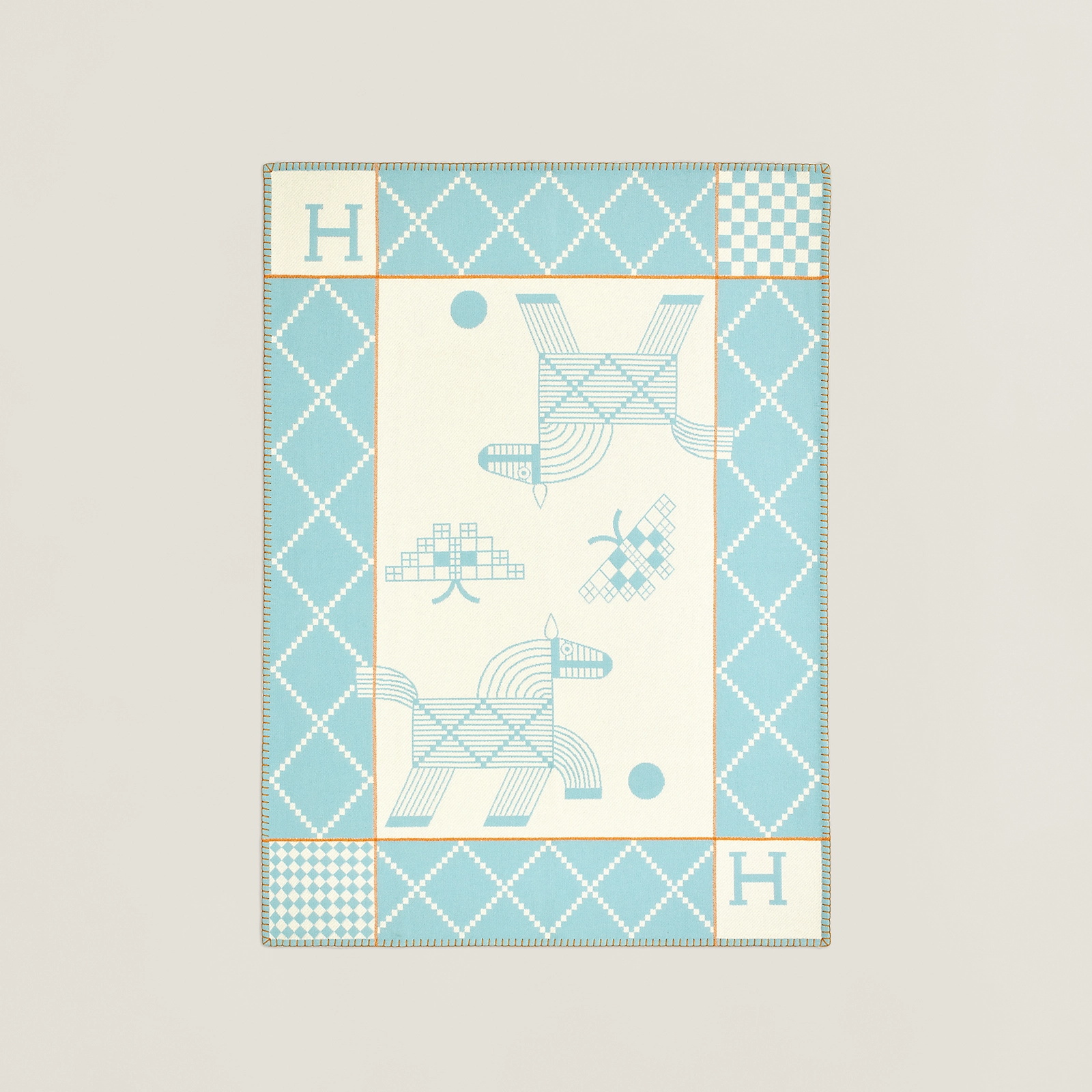 NIGO Hermes Avalon Animaux Nattes Solid Colour Patterned Printed Wool Blanket Furniture Decor Furniture Accessories #nigo76927