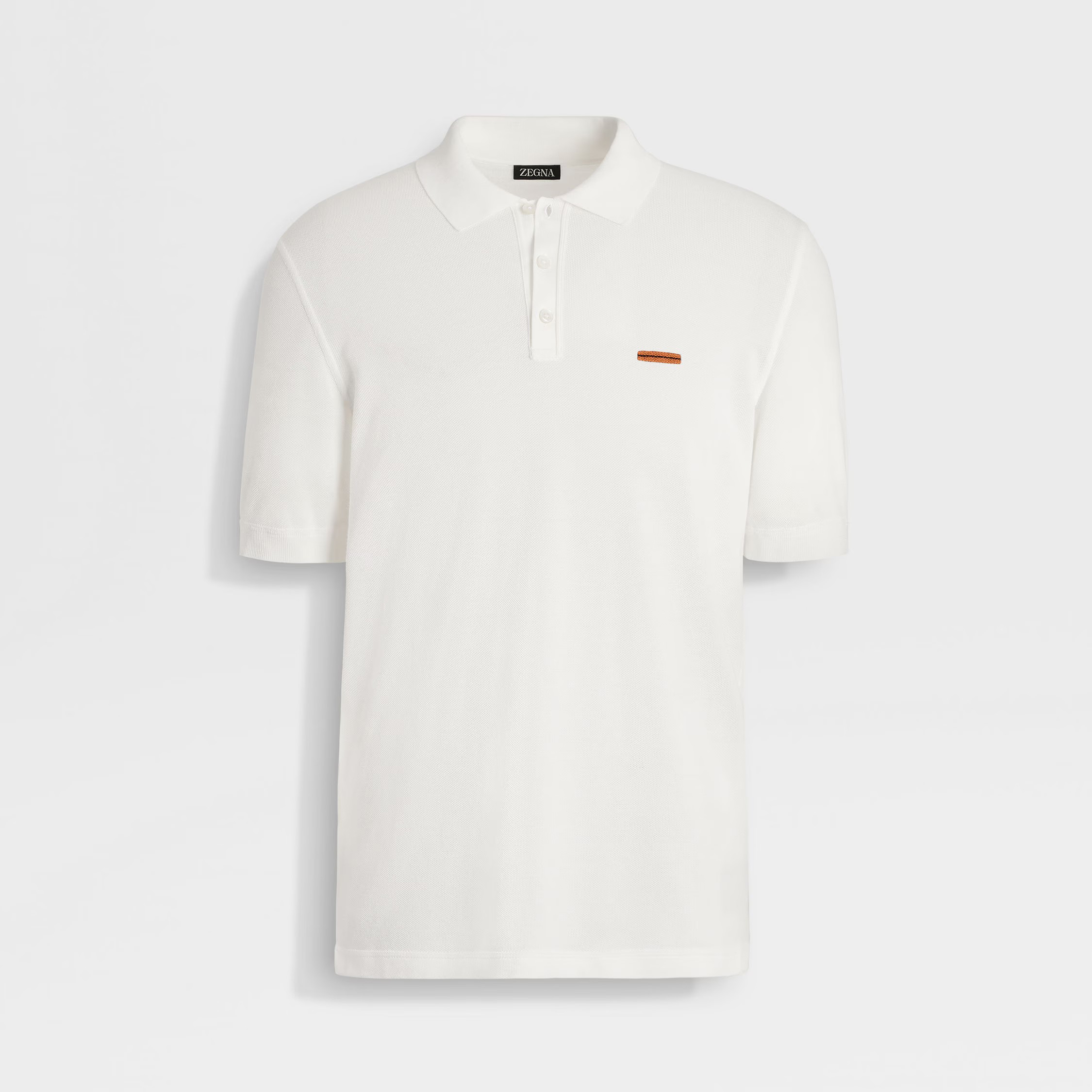 NIGO Ermenegildo Zegna Men's Summer Solid Color Breathable Beaded Cotton Fabric Polo Neck Short Sleeve T-Shirt #nigo76929