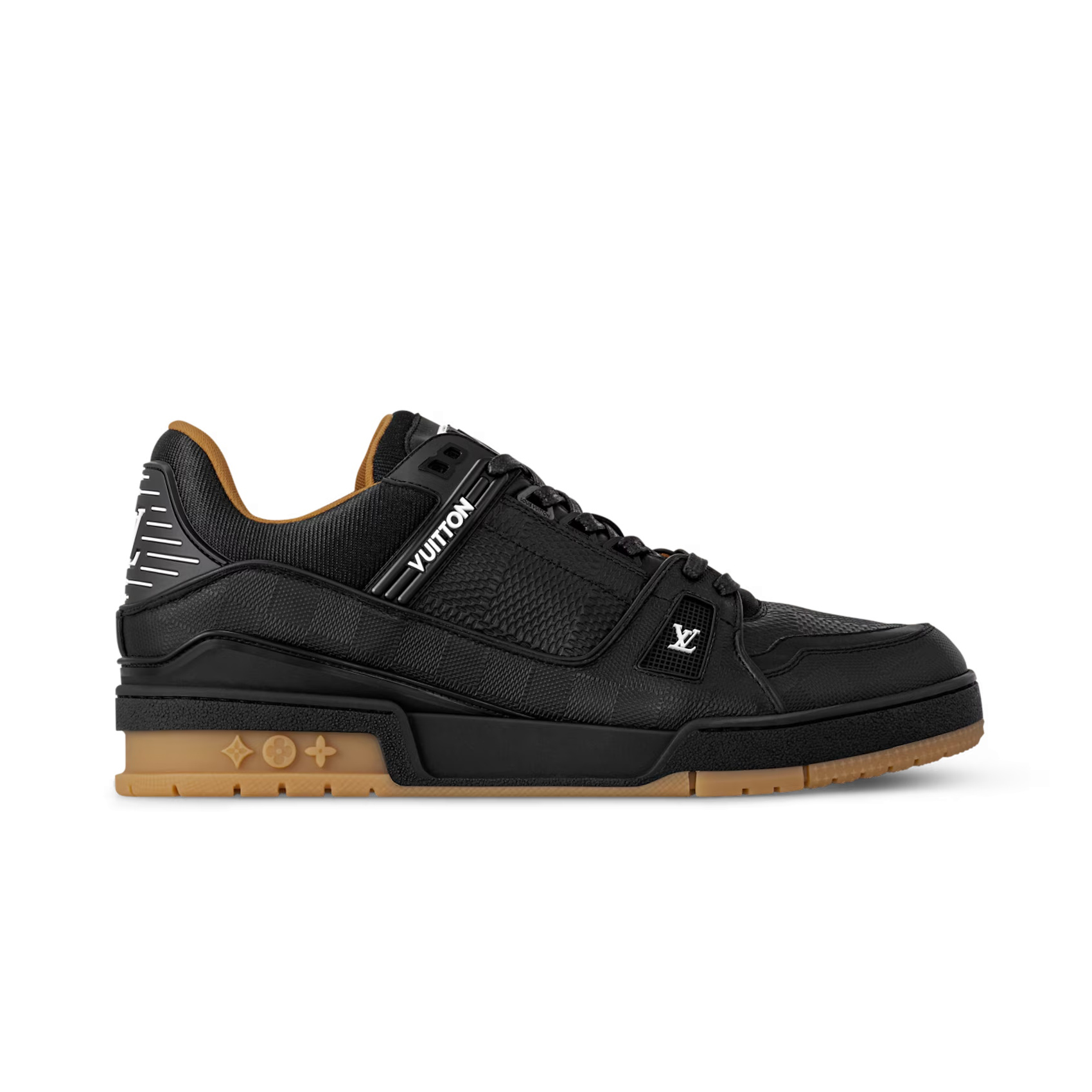 NIGO Louis Vuitton LV Trainer Men's Four Seasons Solid Color Cowhide Low-top Lace-up Flat Casual Shoes #nigo76943