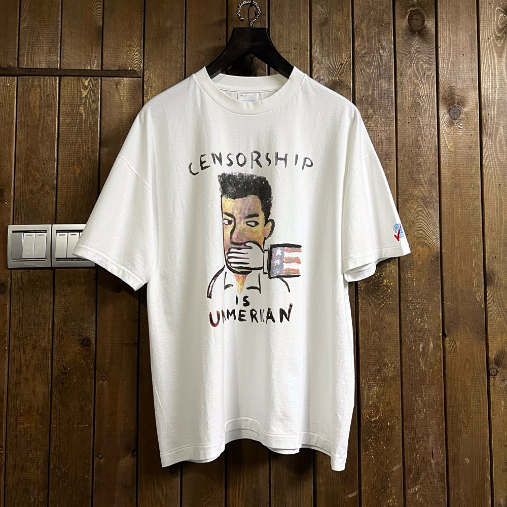 NIGO Hanes Beefy Men's Summer Pattern Graffiti Print Round Neck Short Sleeve Casual Solid Color T-Shirt Ngvp #nigo1666