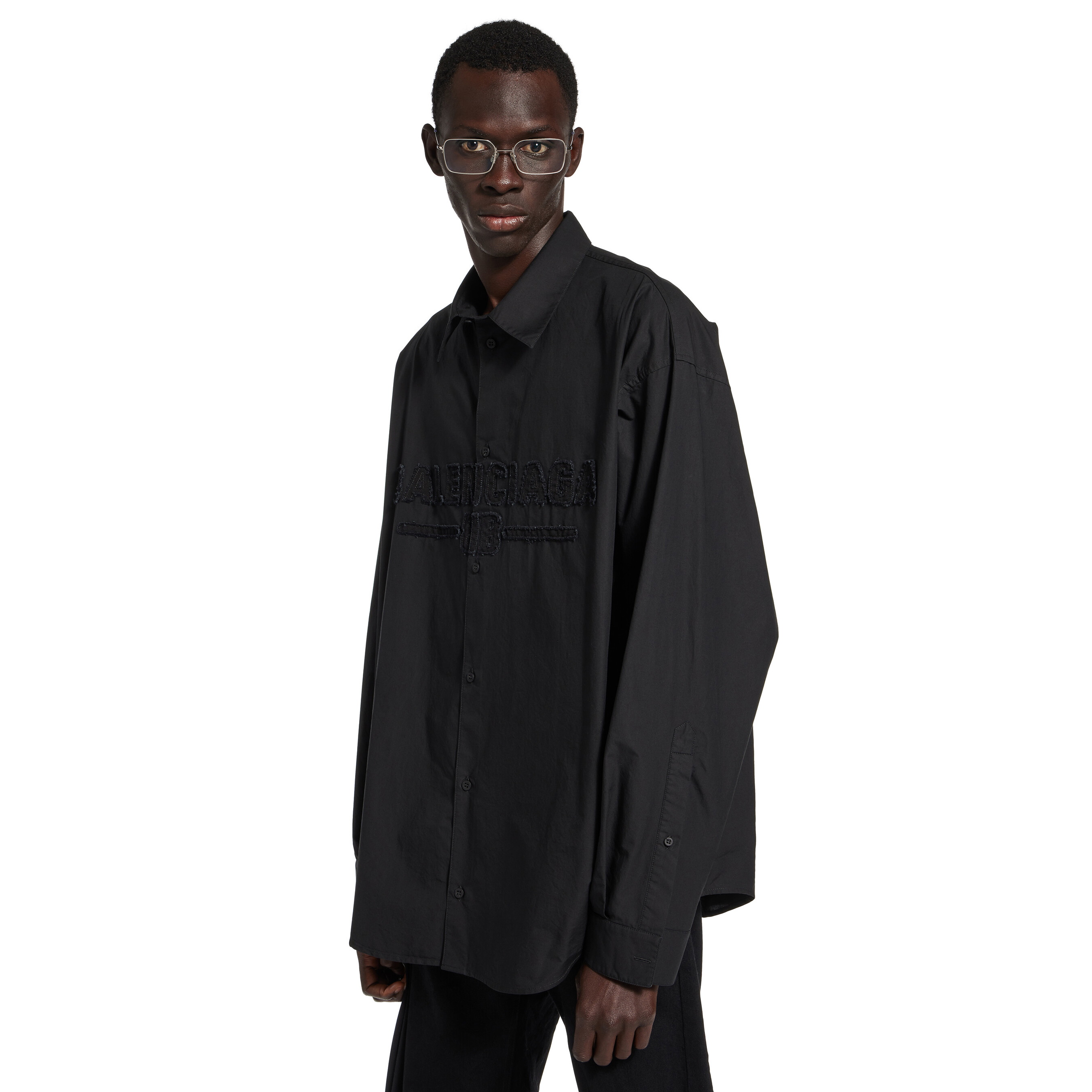 NIGO Balenciaga Men's Spring and Autumn Embroidered Letter Printed Solid Colour Single Breasted Long Sleeve Shirt #nigo76942