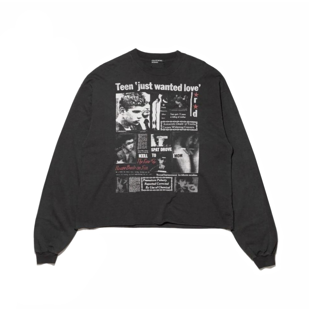 NIGO Enfants Riches Deprimes Men's Spring/Summer Portrait Pattern Letter Print Round Neck Cotton Long Sleeve T-Shirt #nigo76956