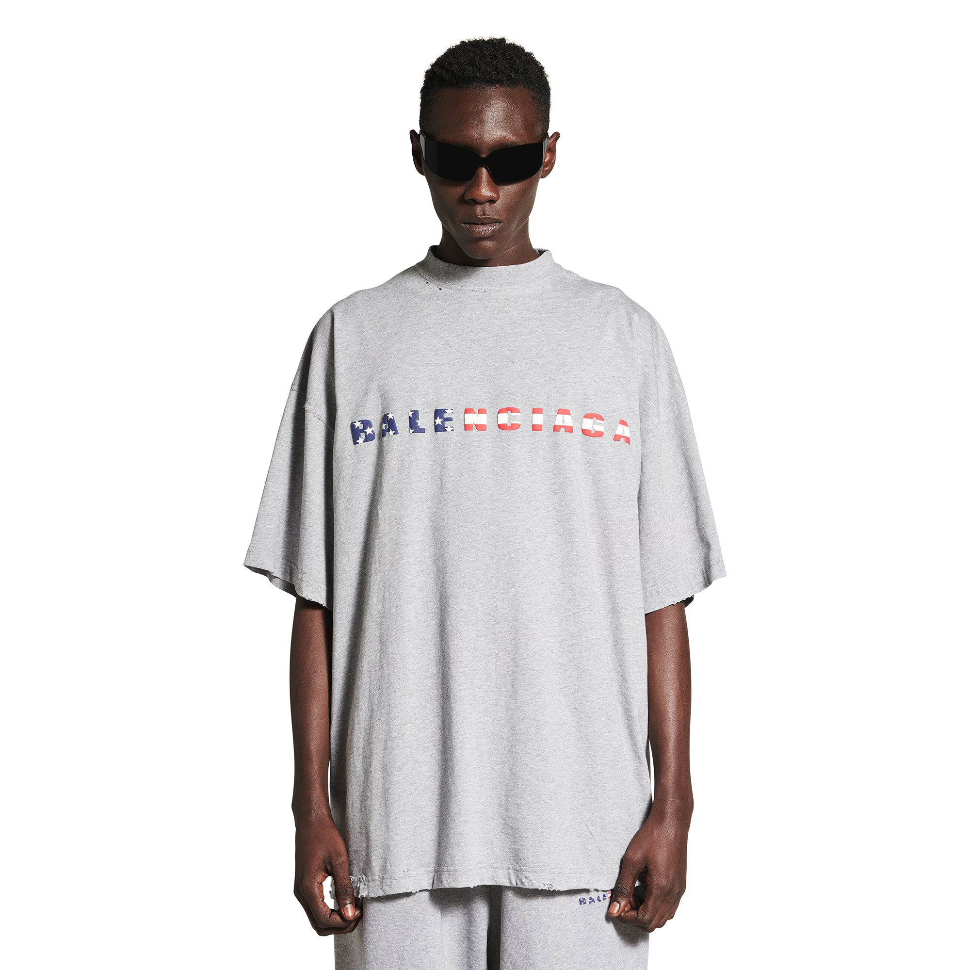NIGO Balenciaga Men's Summer Colourful Letter Print Round Neck Cotton Short Sleeve T-Shirt #nigo76961