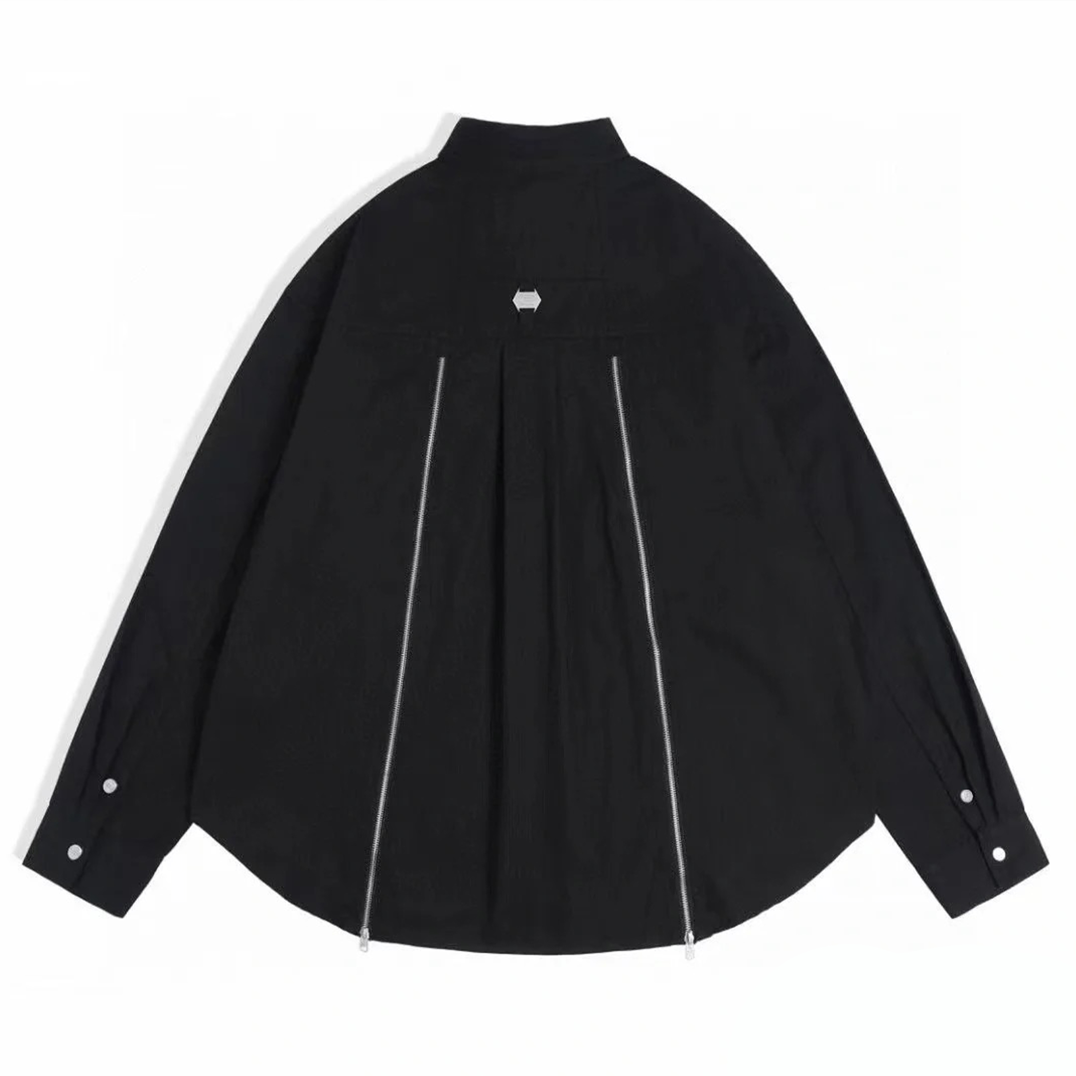 NIGO Undermycar Men's Fall And Winter Black High Street Loose Silhouette Functional Zipper Shirt Jacket Vibe Jacket Single-breasted Shirt Ngvp #nigo1649