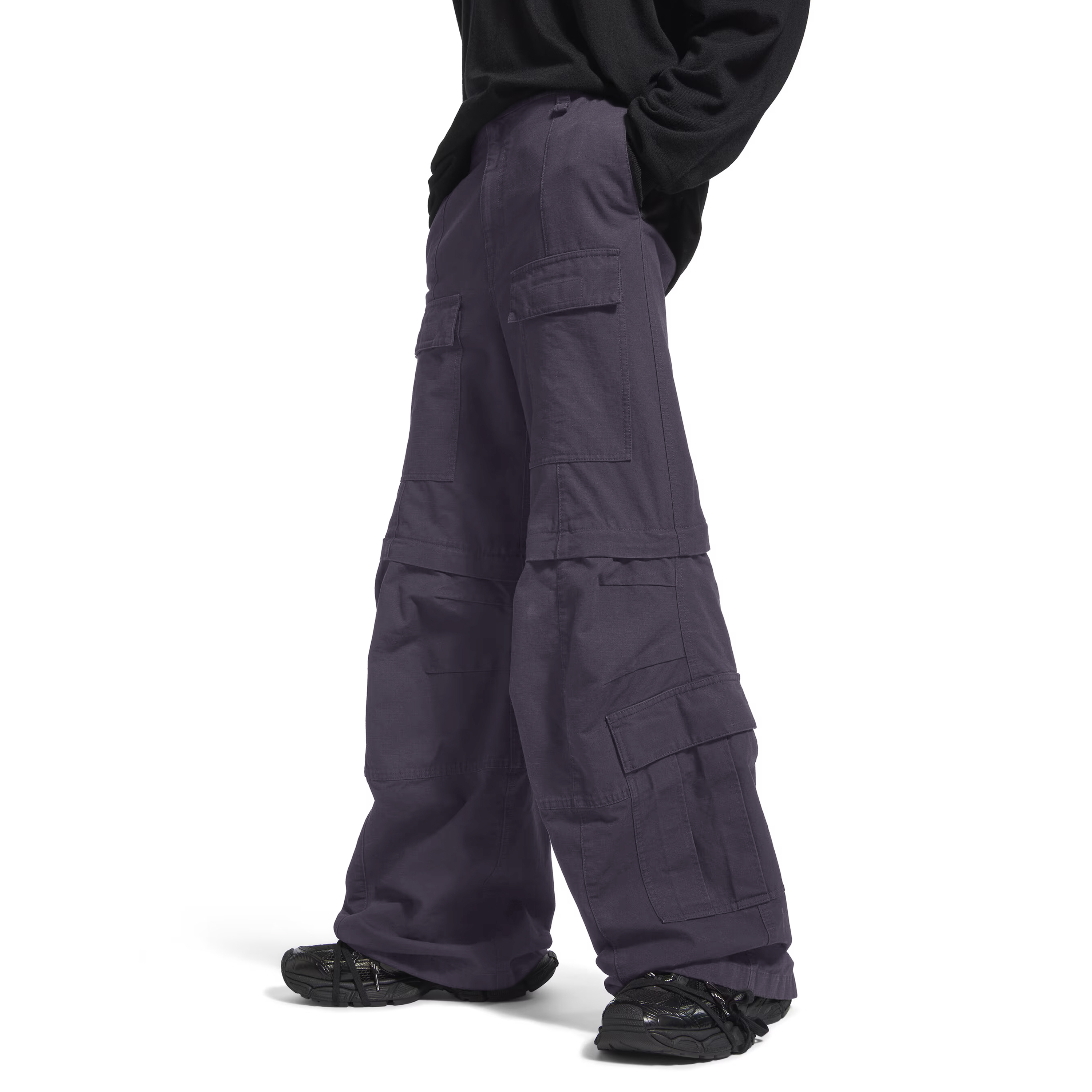 NIGO Balenciaga Men's High Street All Season Large Cargo Cotton Mid Waist Zipper Pocket Fit Work Pants Ngvp #nigo9712