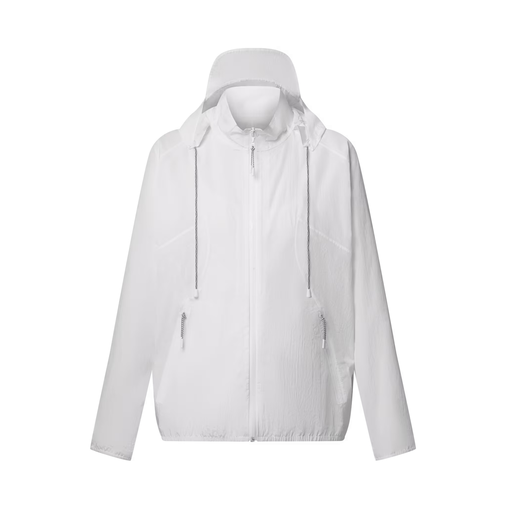 NIGO Louis Vuitton Women's Summer Solid Colour Letter Print Sun Protection Zipper Hooded Long Sleeve Sports Jacket #nigo76993