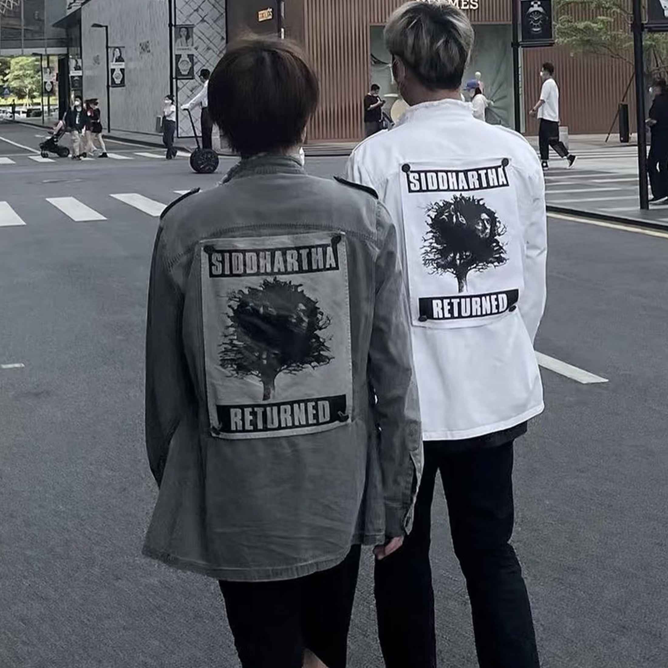 NIGO Raf Simons Men's Spring And Summer Retro Old Youth Casual Version Of The Patch Denim Jacket High Street Trend Single-breasted Shirt Jacket Ngvp #nigo1653