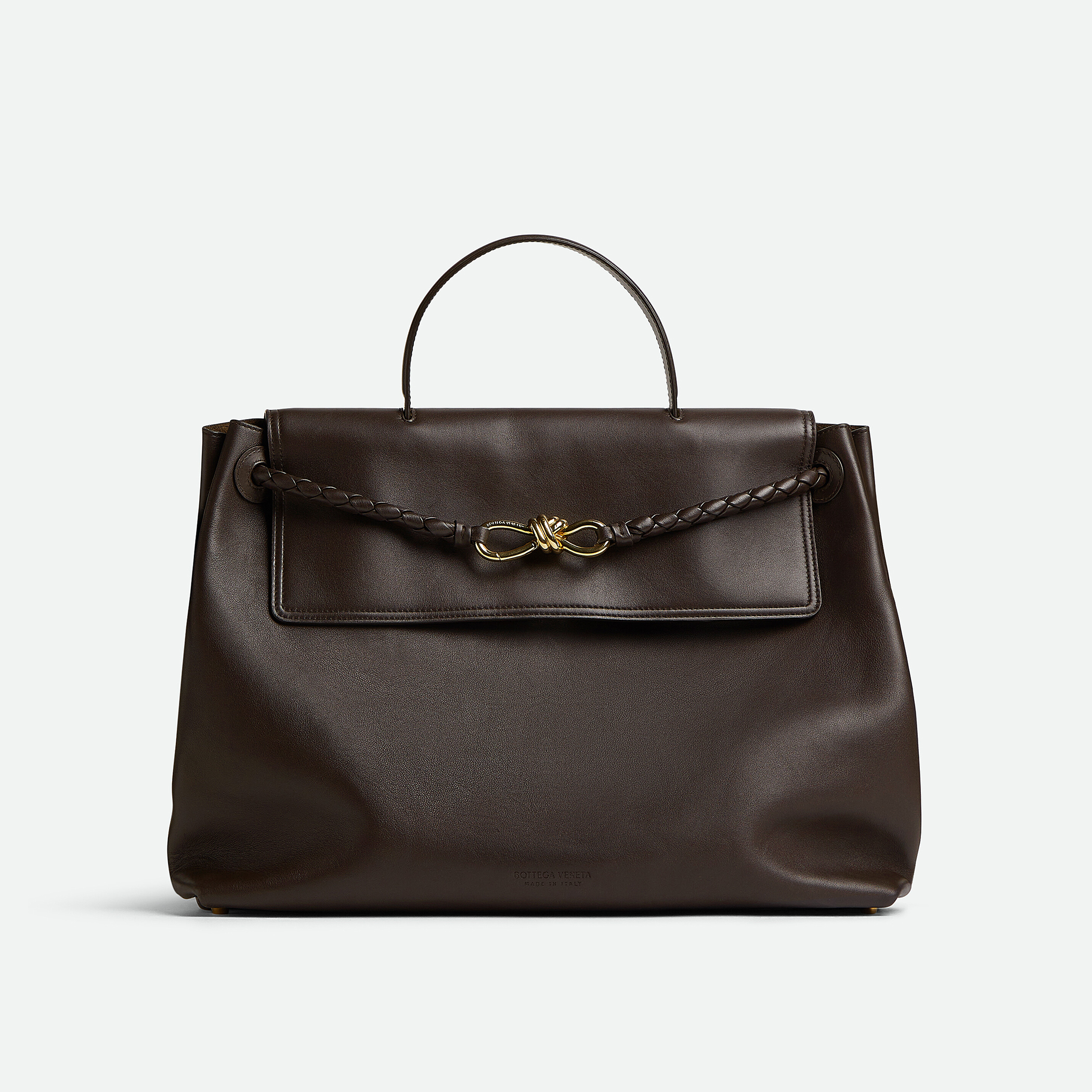 NIGO SAINT LAURENT Ciao Ciao Men's And Women's Solid Colour Gold Hardware Cowhide Leather Handbag Bag Bags #nigo77114