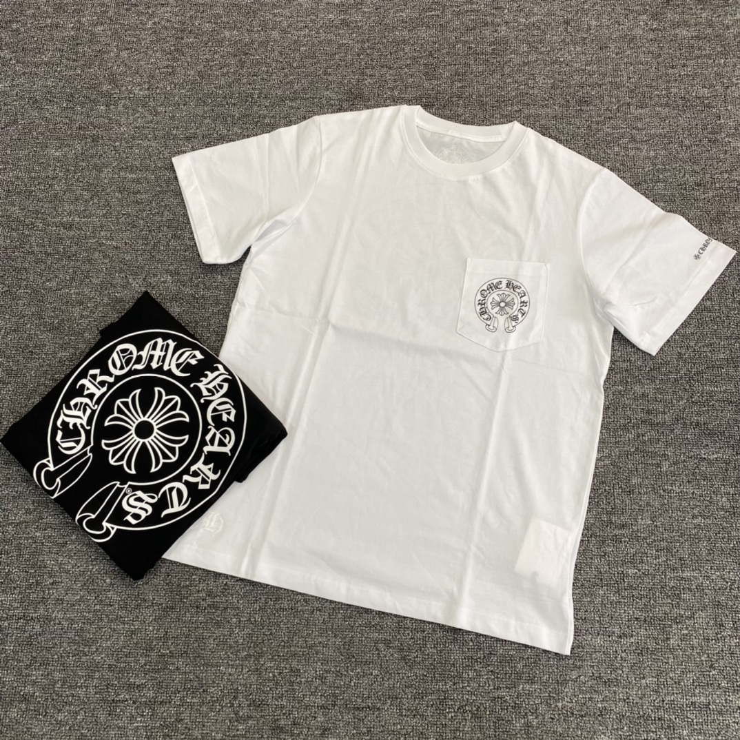 NIGO Chrome Hearts Men's Summer Solid Color Sanskrit Print Round Neck Cotton Short Sleeve T-Shirt #nigo77168