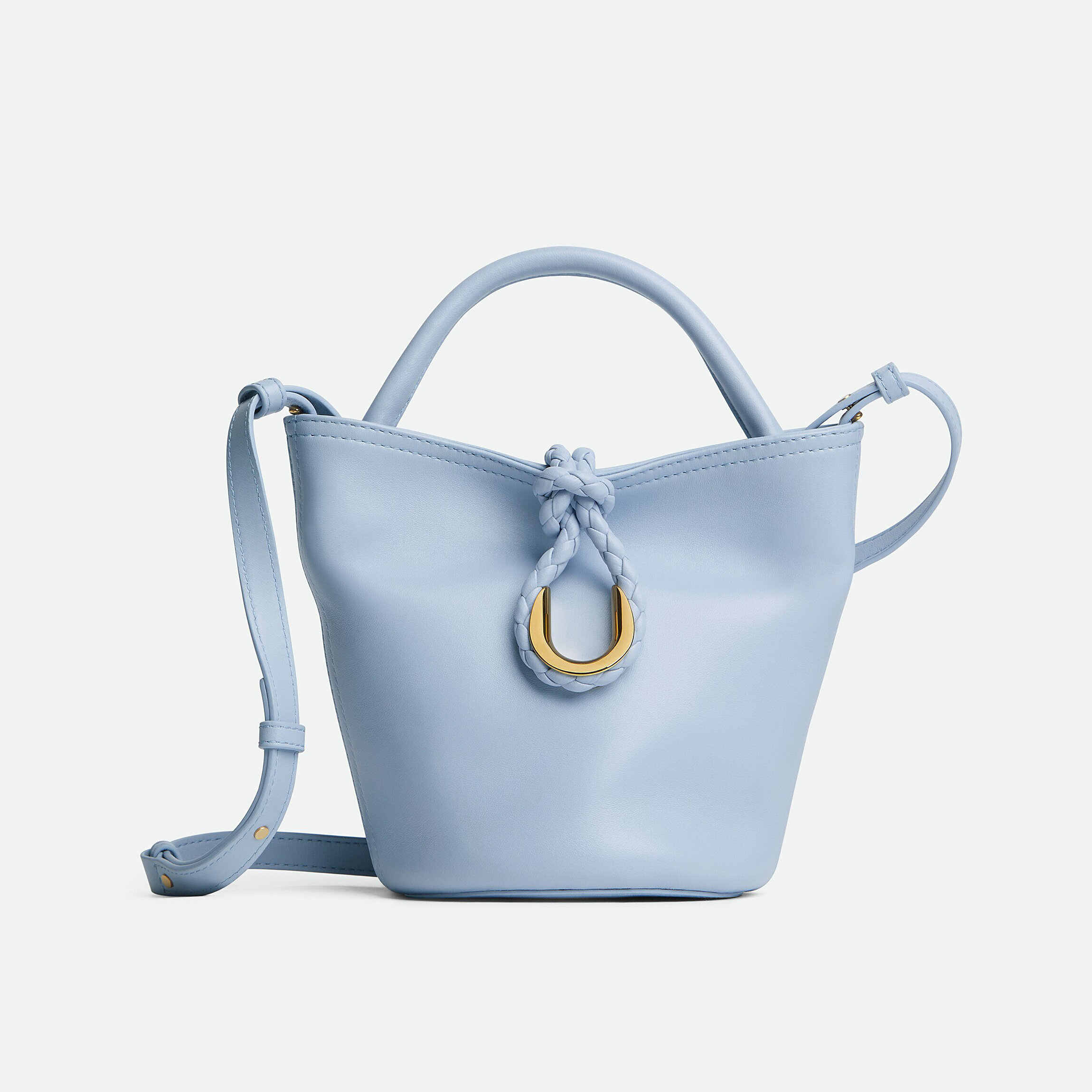 NIGO Bottega Veneta Liberta Women's Adjustable Detachable Shoulder Strap Solid Color Leather Bucket Bag Single Shoulder Crossbody Handbag Bags #nigo77161