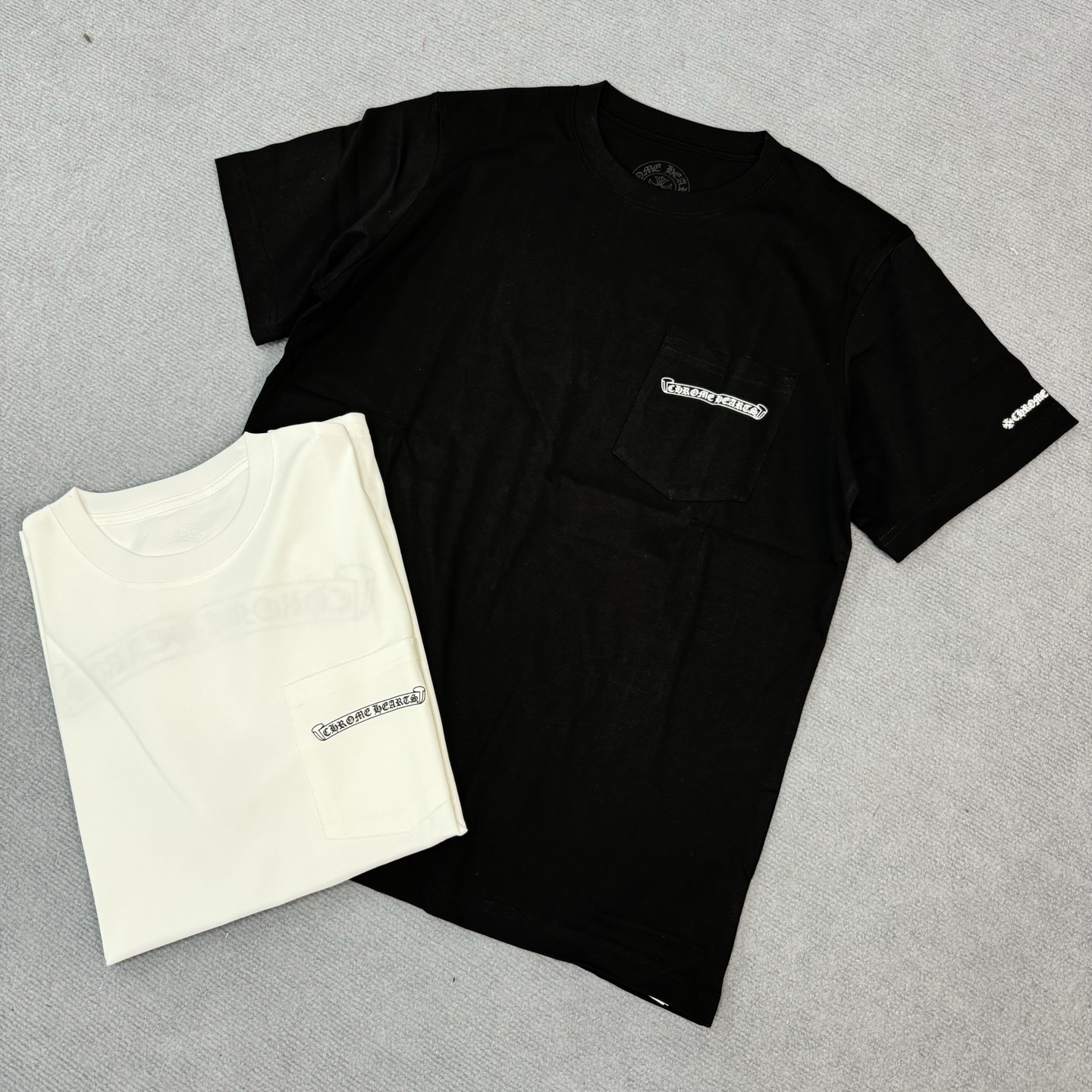 NIGO Chrome Hearts Men's Summer Solid Color Sanskrit Print Round Neck Cotton Short Sleeve T-Shirt #nigo77169