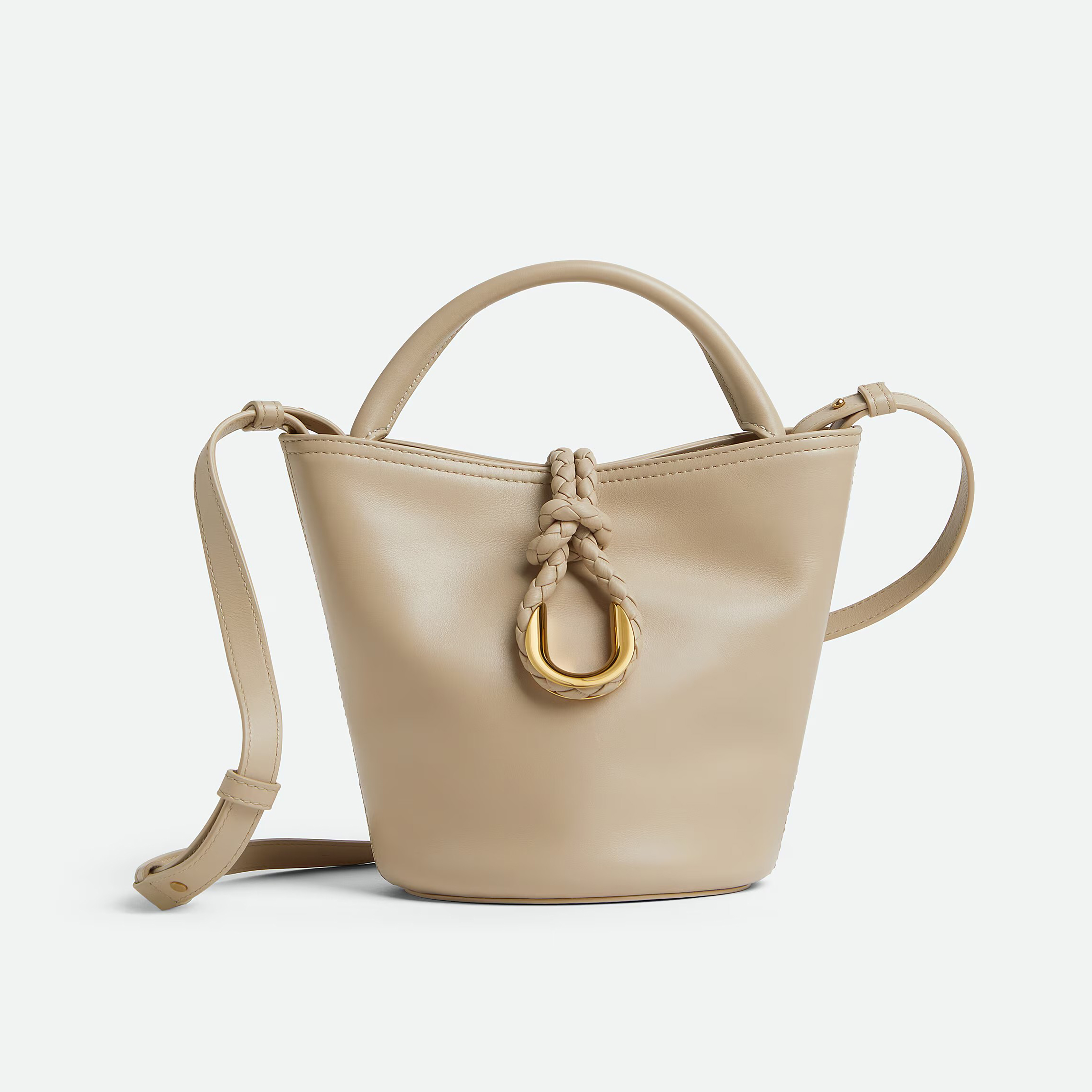 NIGO Bottega Veneta Liberta Women's Adjustable Detachable Shoulder Strap Solid Color Leather Bucket Bag Single Shoulder Crossbody Handbag Bags #nigo77161