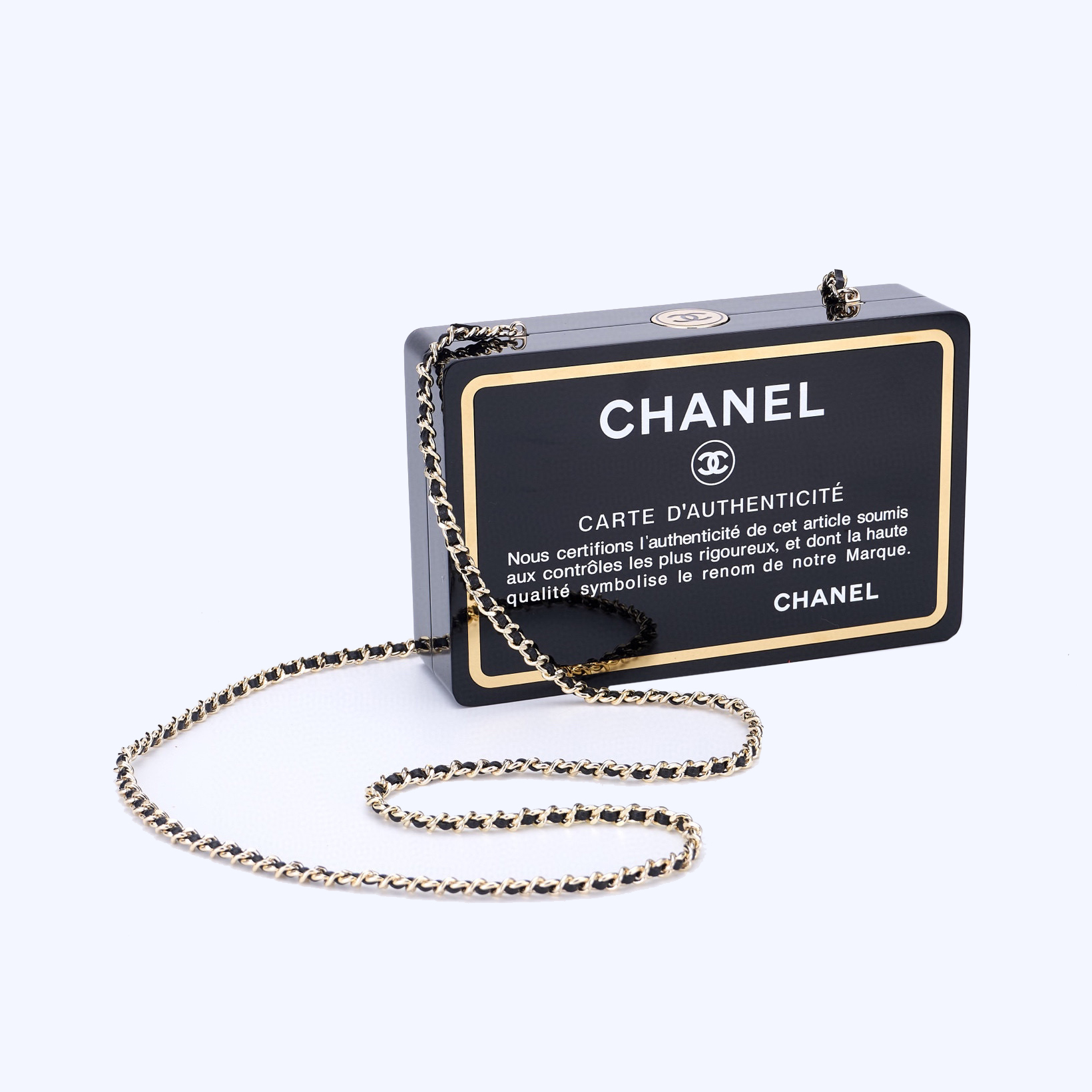 NIGO Chanel Women's Solid Color Letter Print Acrylic Box-Shaped Chain Shoulder Strap Single Shoulder Crossbody Handbag Bag Bags #nigo77197
